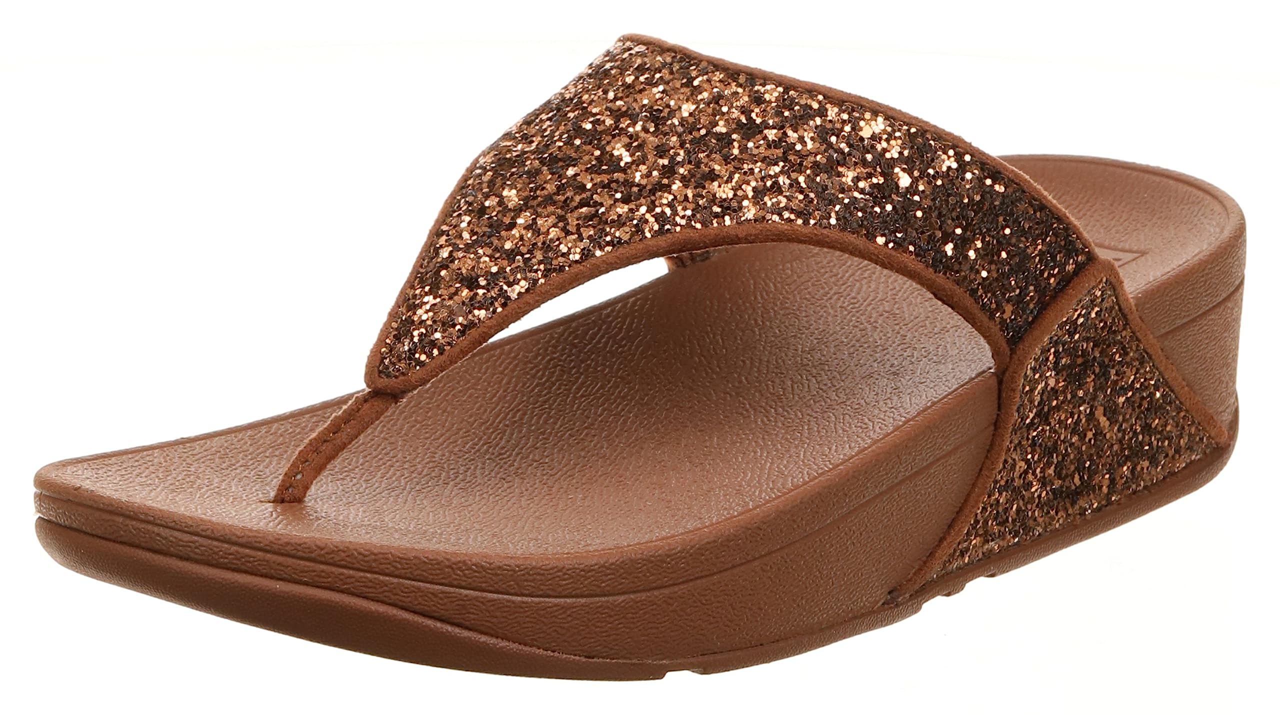 fitflopWomen Rose Gold Synthetic Chappals, EU/41 UK/7