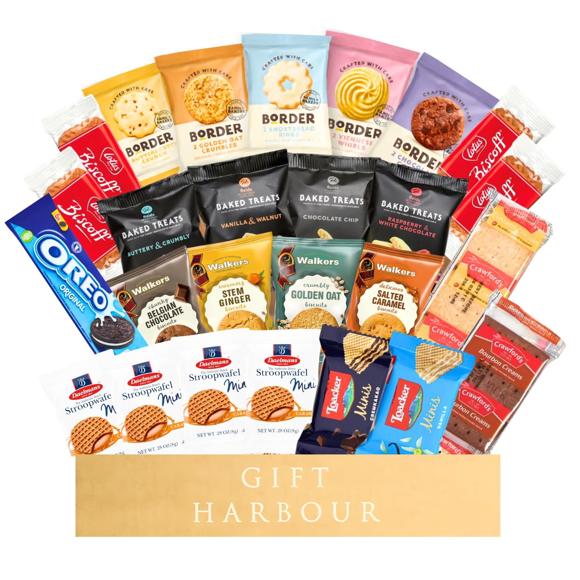 Biscuits Gift Set - Christmas Biscuit Selection - Biscuits, Biscoff Biscuits, Walkers Shortbread, Ginger Biscuits, Scottish Shortbread - Biscuit Hamper, Assorted Biscuits Box