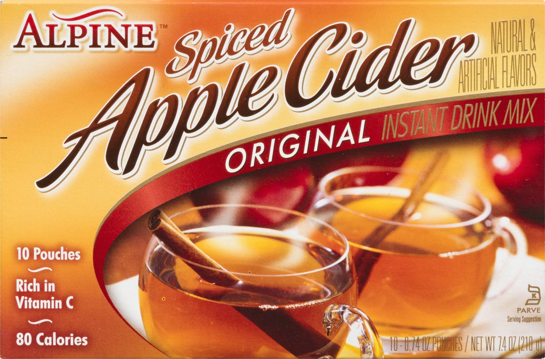 Alpine Spiced Cider Apple Flavor Drink Mix, 10 pouches (Pack of 1)