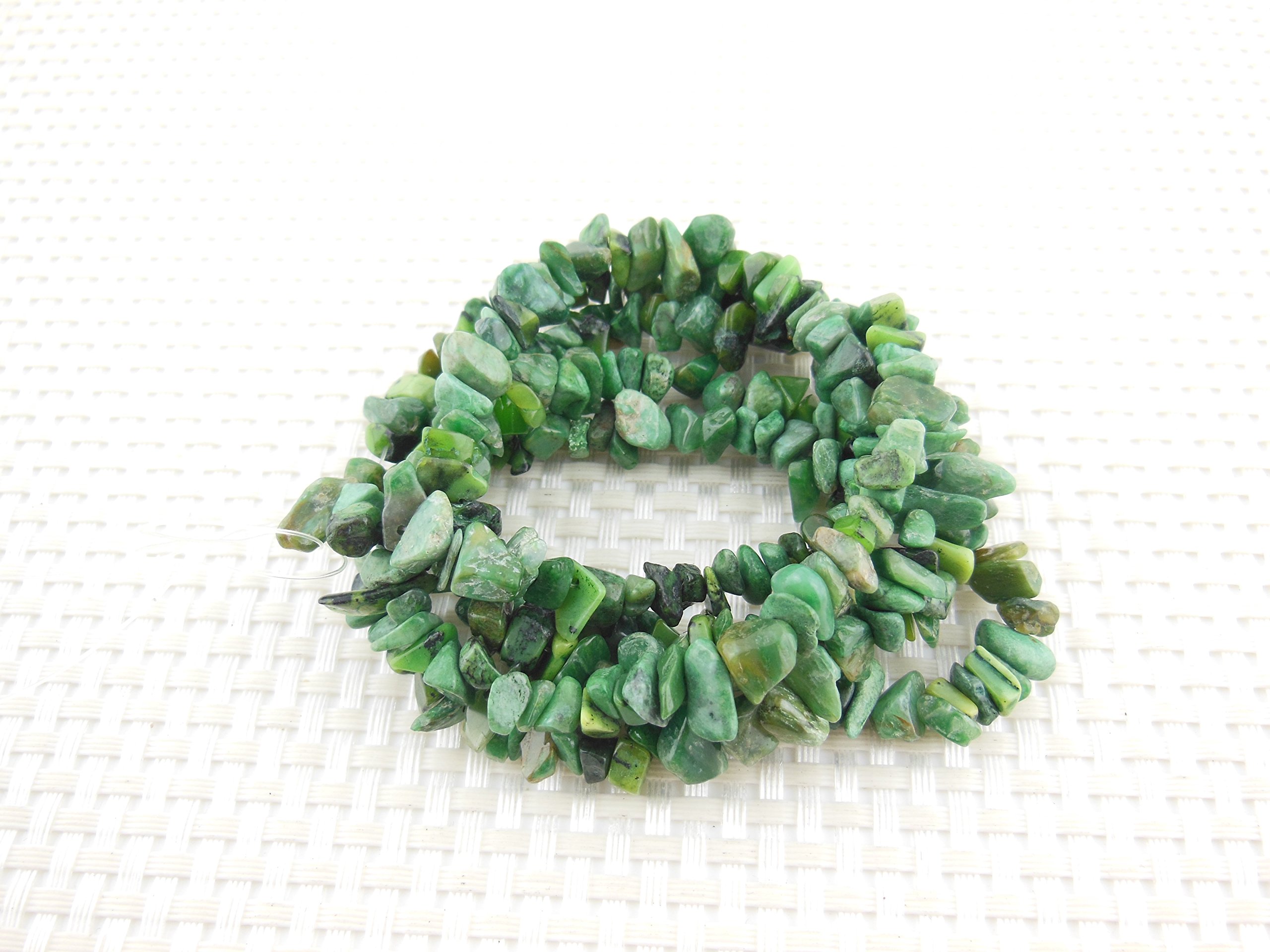 COIRIS 33'' Strand 5-8MM Jade South Africa Loose Chips Stone Gemstone Beads for Jewelry DIY or Making & Design (St-1044)