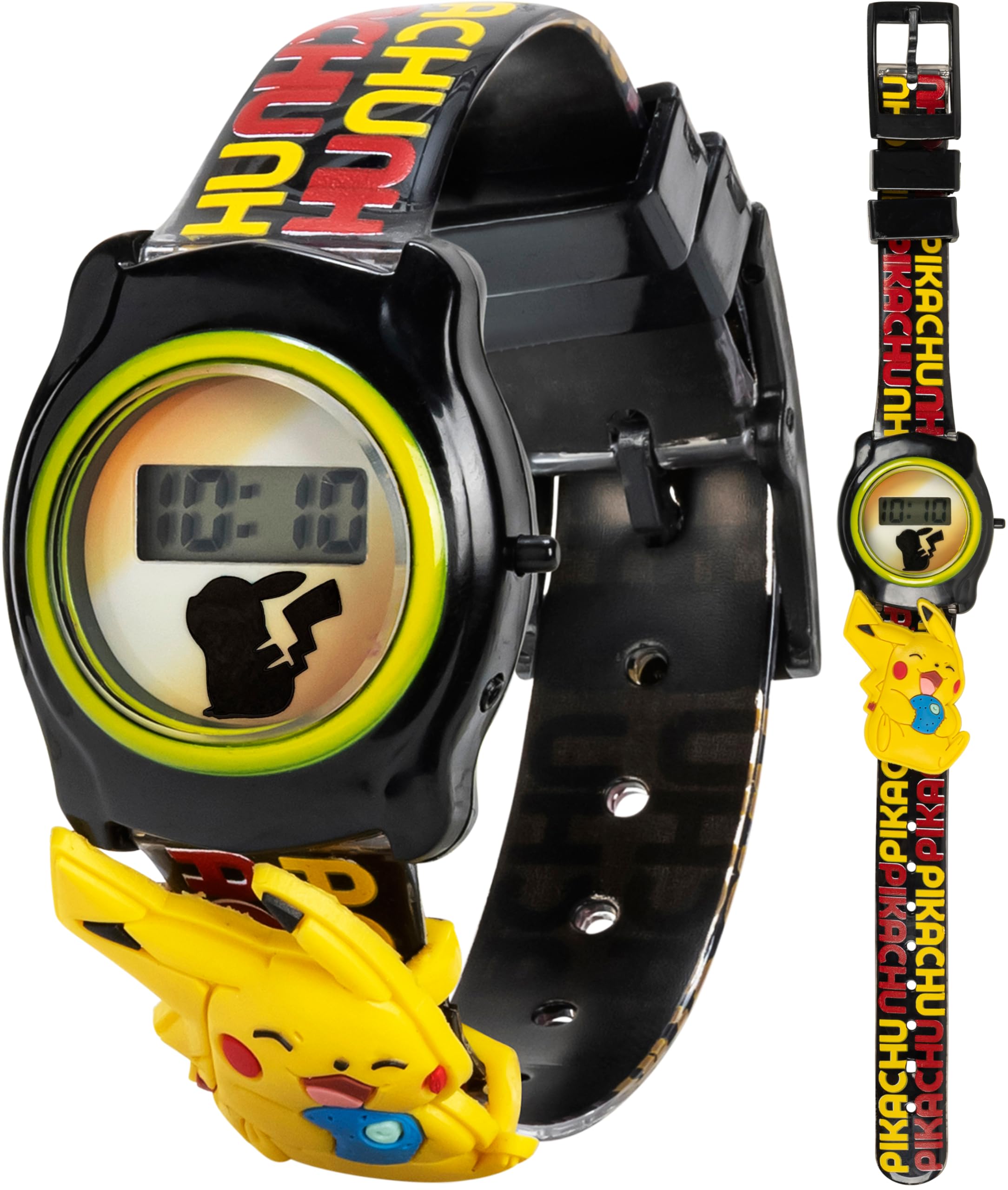 PokemonAccutime Kids Pokemon Digital LCD Quartz Watch for Boys, Girls, and Adults All Ages