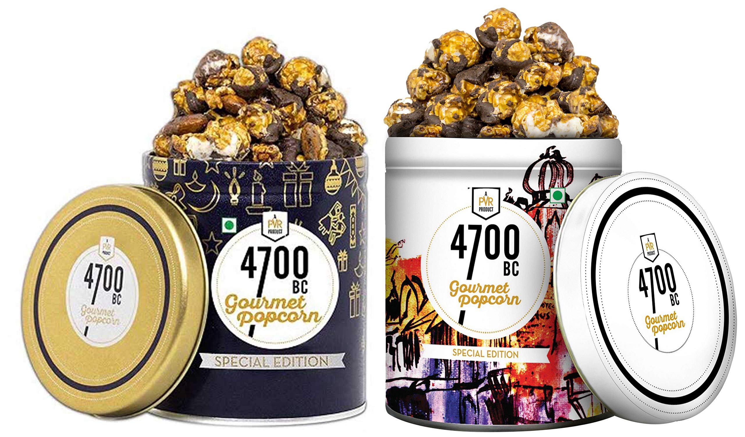 4700 BC Mocha Walnut Popcornand Tiramisu Chocolate Popcorn,125g X 2