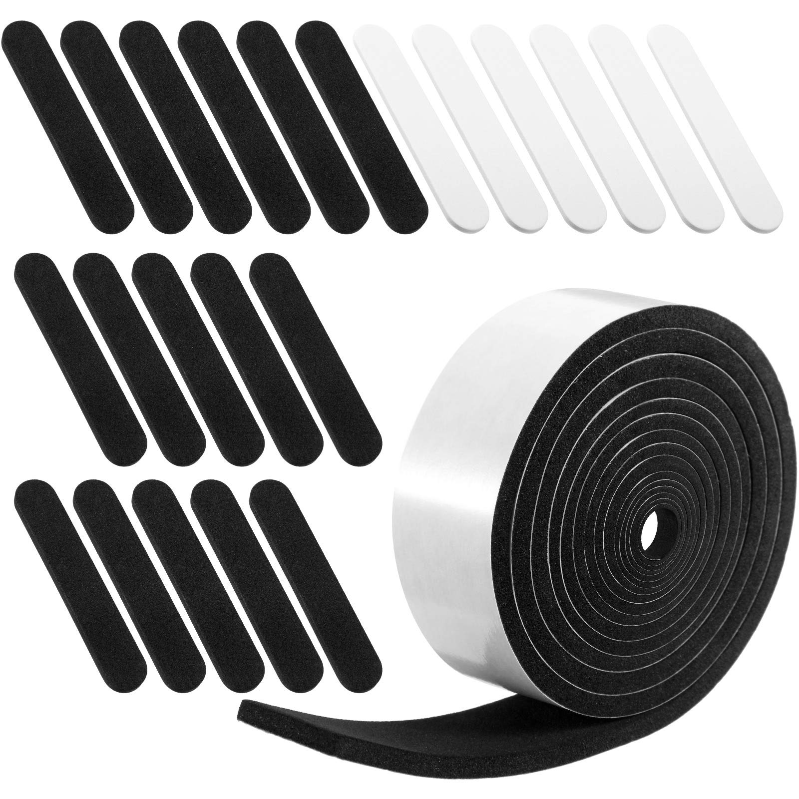 Outus 23 Pieces Hat Size Tape Hat Size Reducer Foam Reducing Tape Roll Self Adhesive for Hat Cap