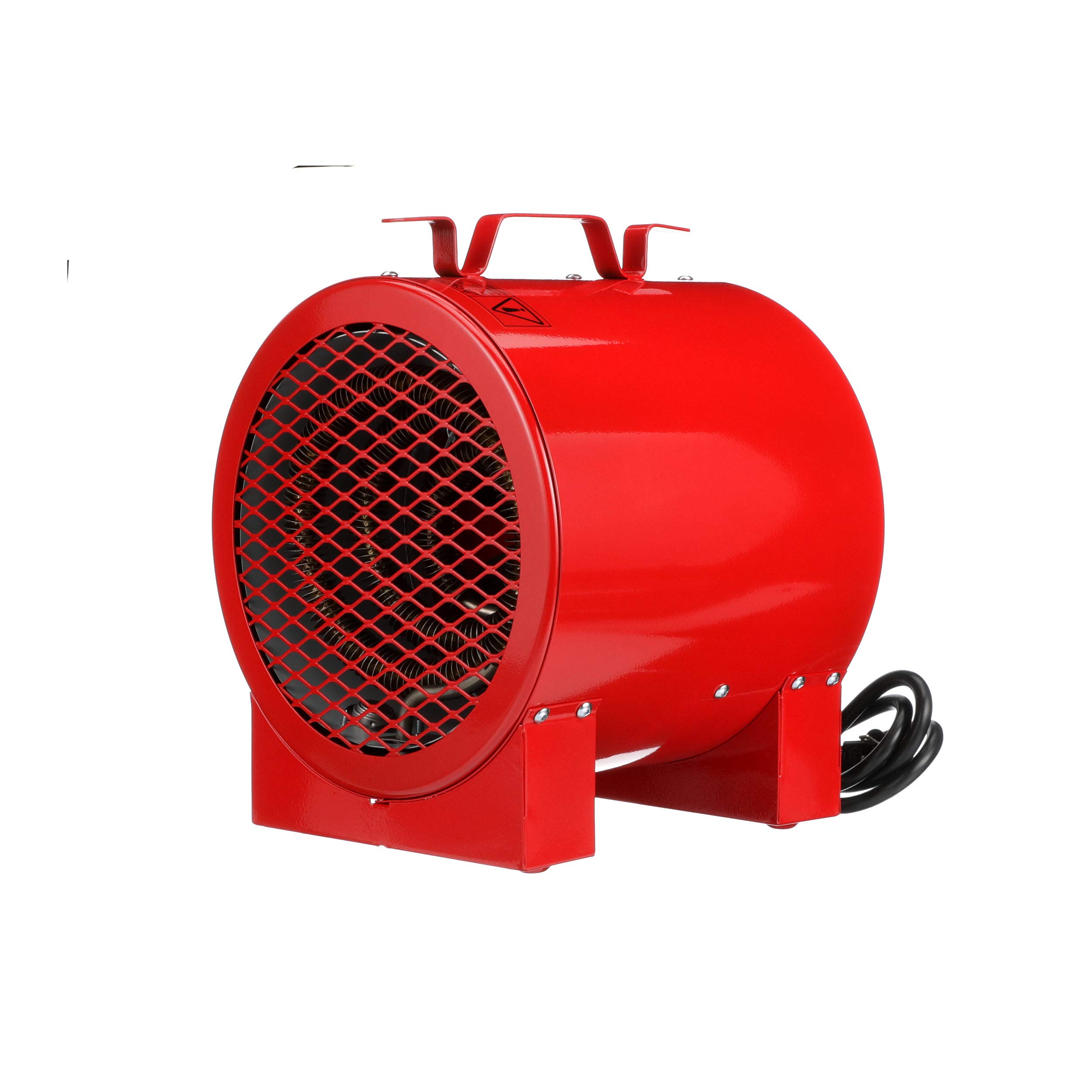 TPIICH240C Series ICH Construction Site/Utility Fan Forced Portable Heater, 4000/3000W, 16.7/14.4 Amp,red