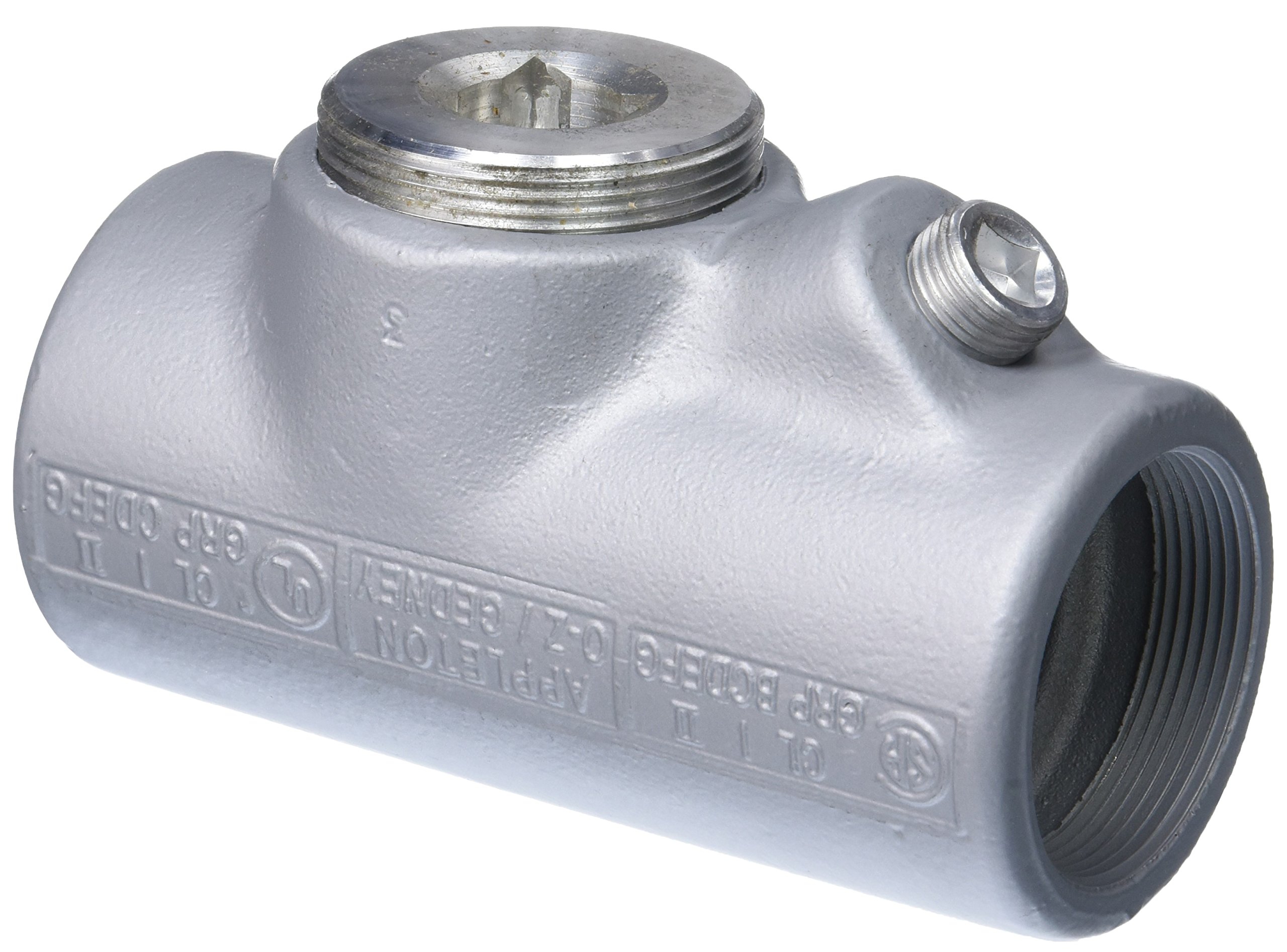 Appleton EYF-200AL EY Sealing Fitting, 25% Fill Vertical/Horizontal Conduit, Aluminum, Female, 2"