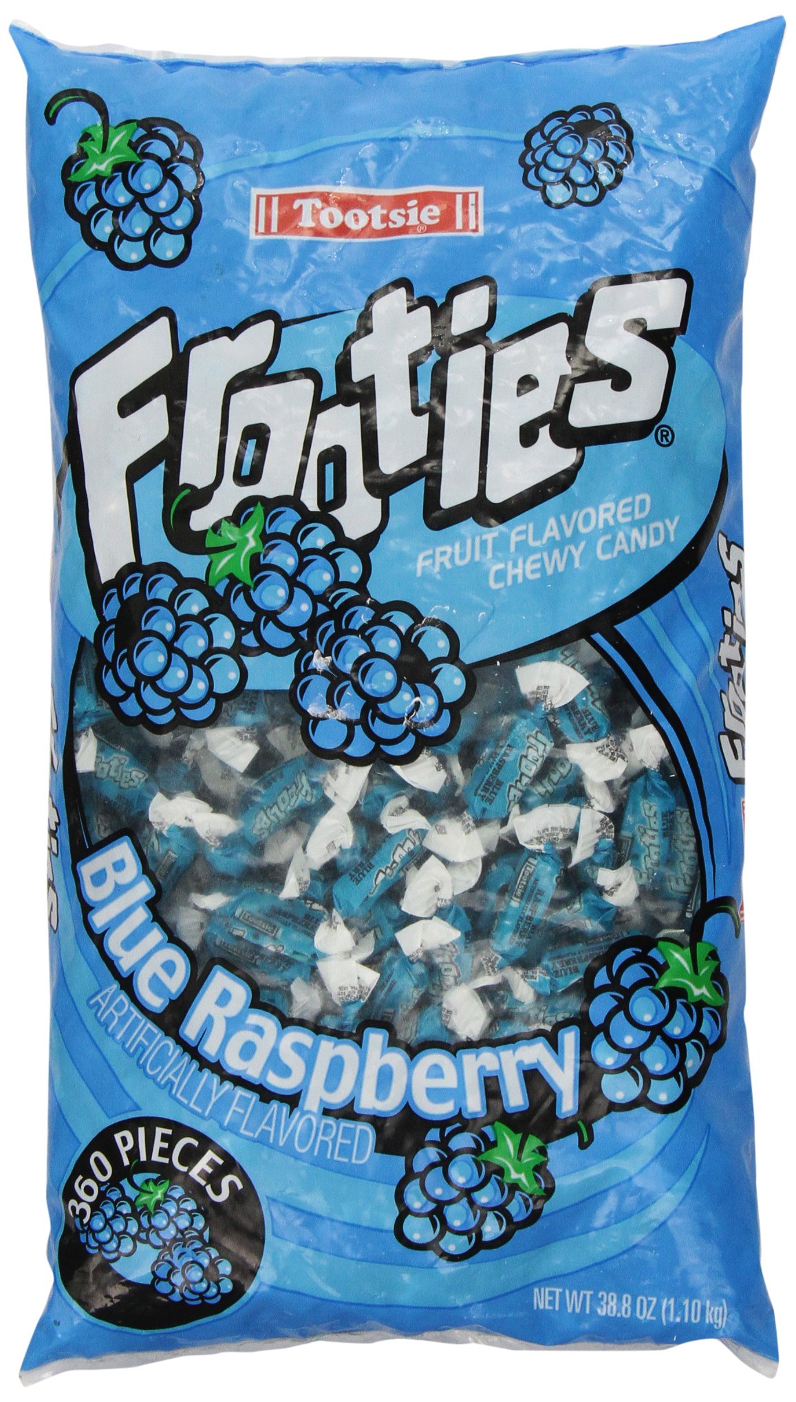 Frooties360 Piece Bag Blue Raspberry (Net Wt. 38.8oz.)