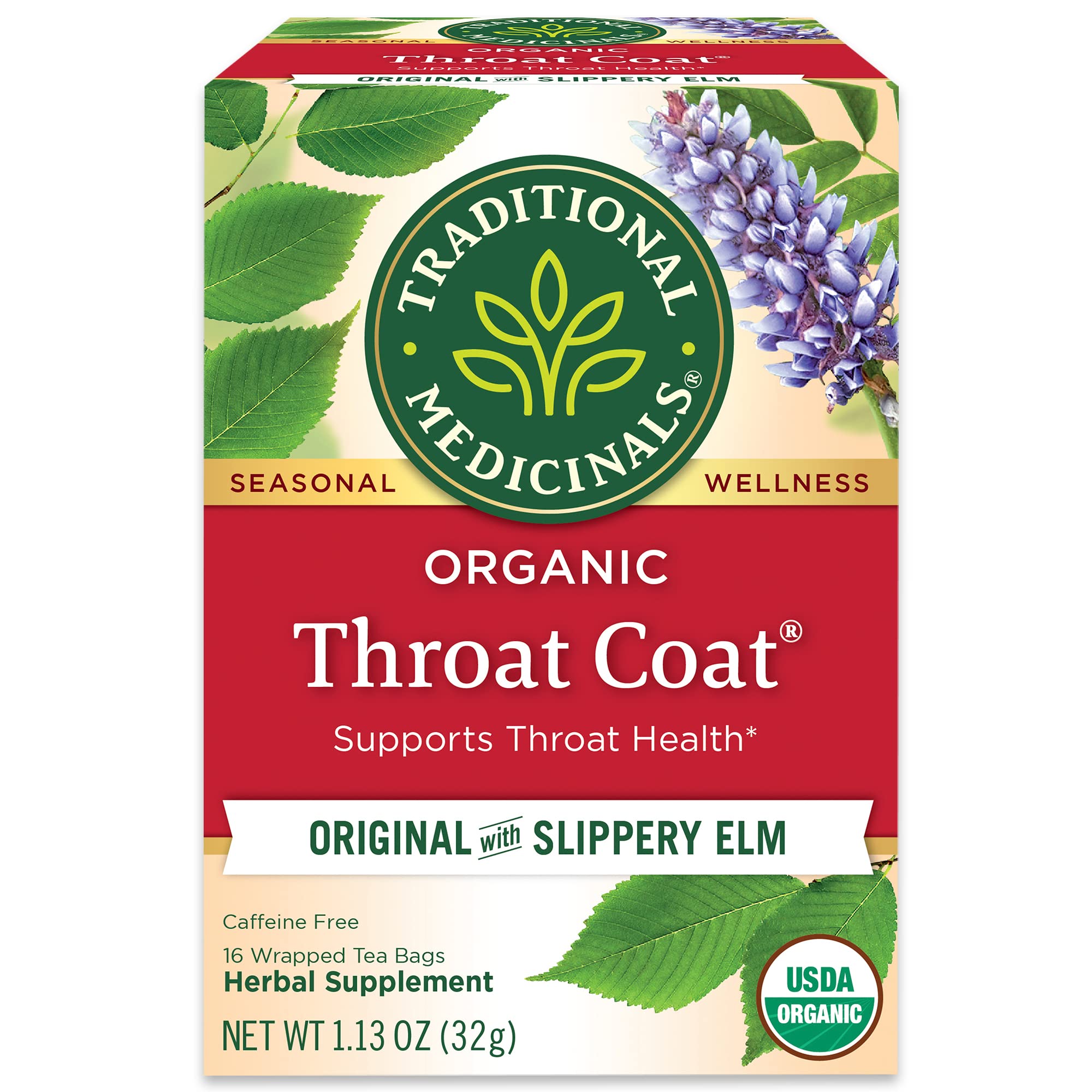 Traditional Medicinals Throat Coat, 16 Teabags