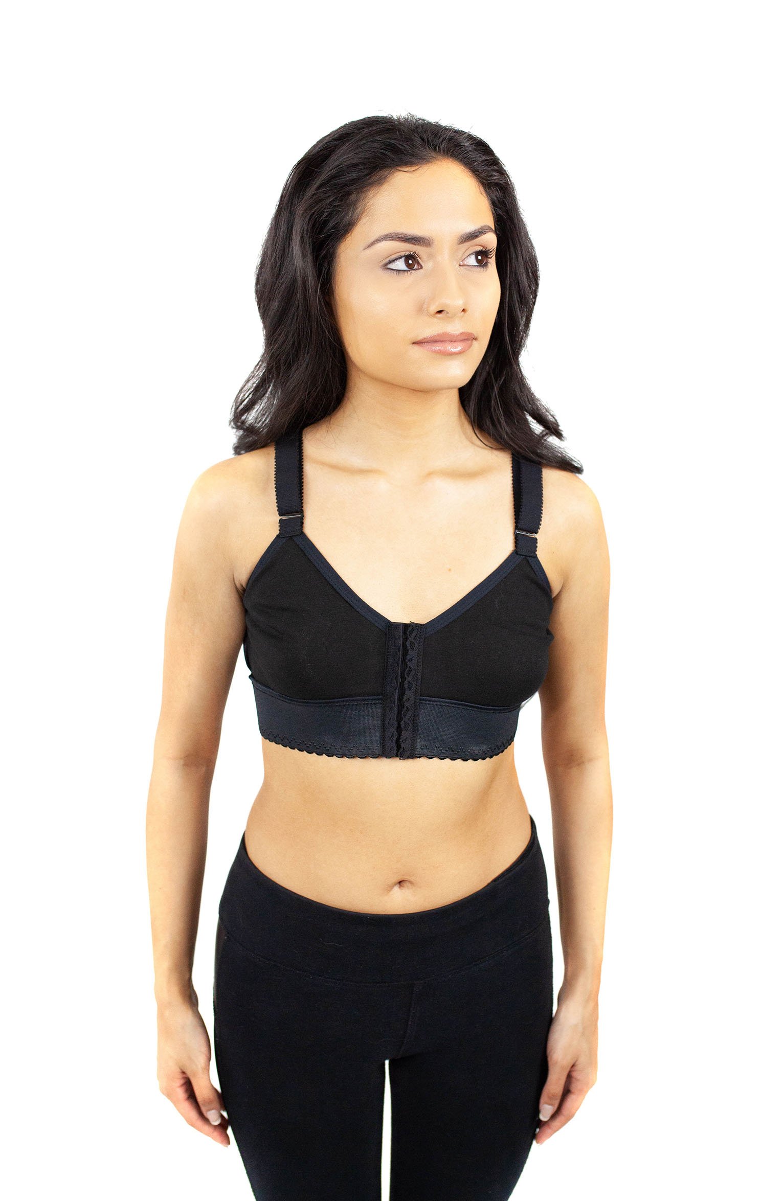 Front Closure Bra, Post Surgery Compression Bra, Comfort Bralette, Wirefree Bra