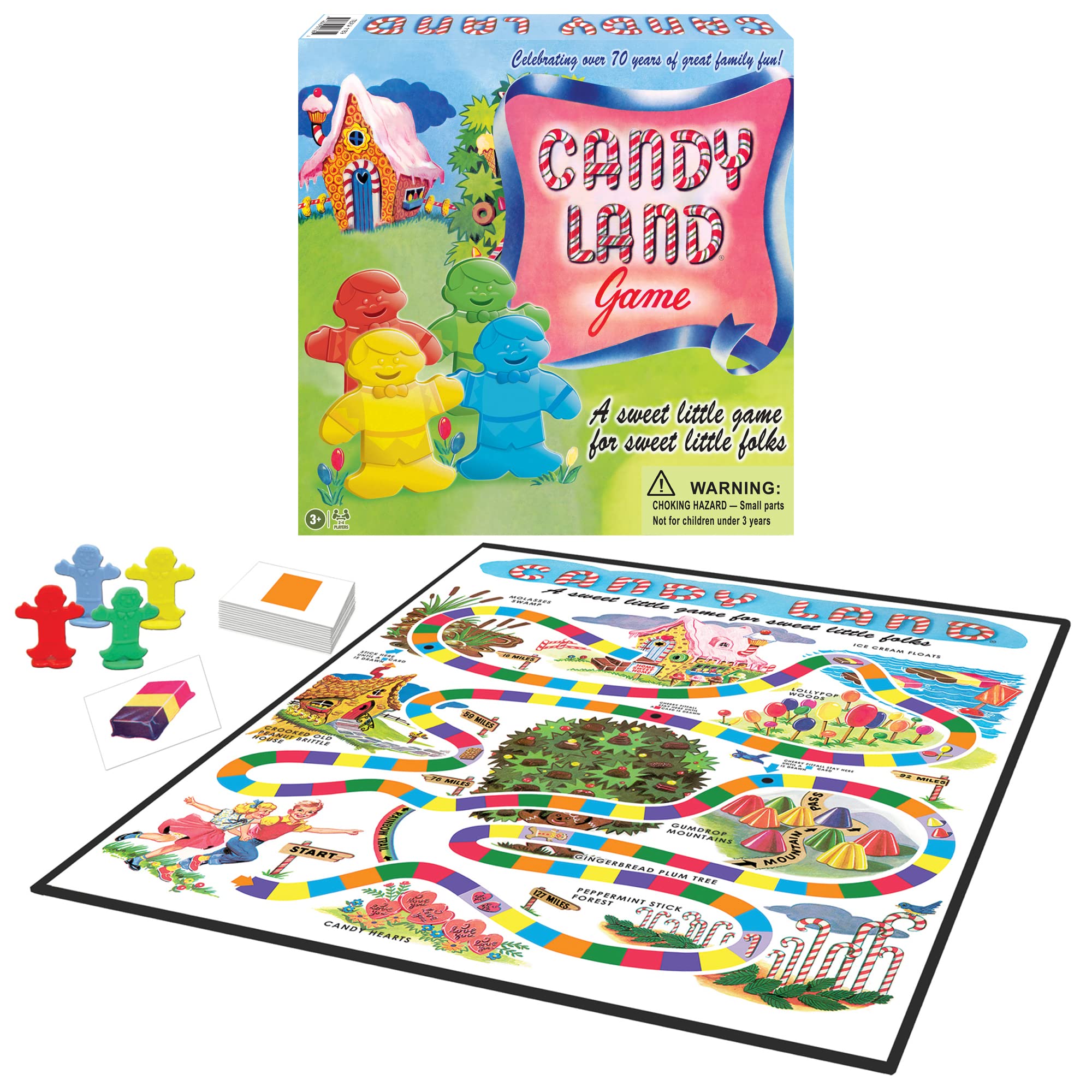 Winning Moves Games Candy Land 65th Anniversary Game, Multicolor (1189) 2-4 players