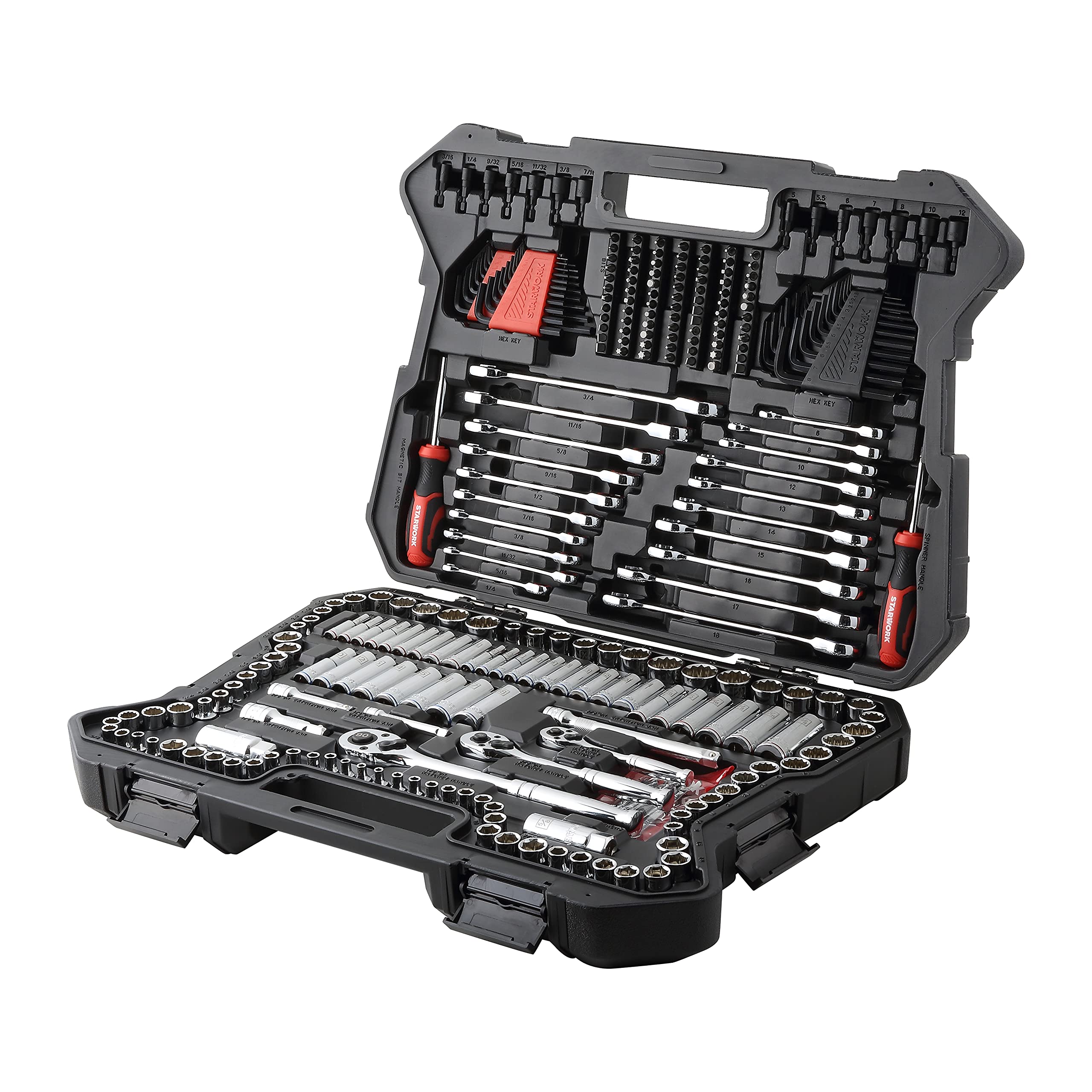 TRUE MECHANIC™ 303-Piece Mechanics Tool Set and Socket Set, Professional, SAE/Metric