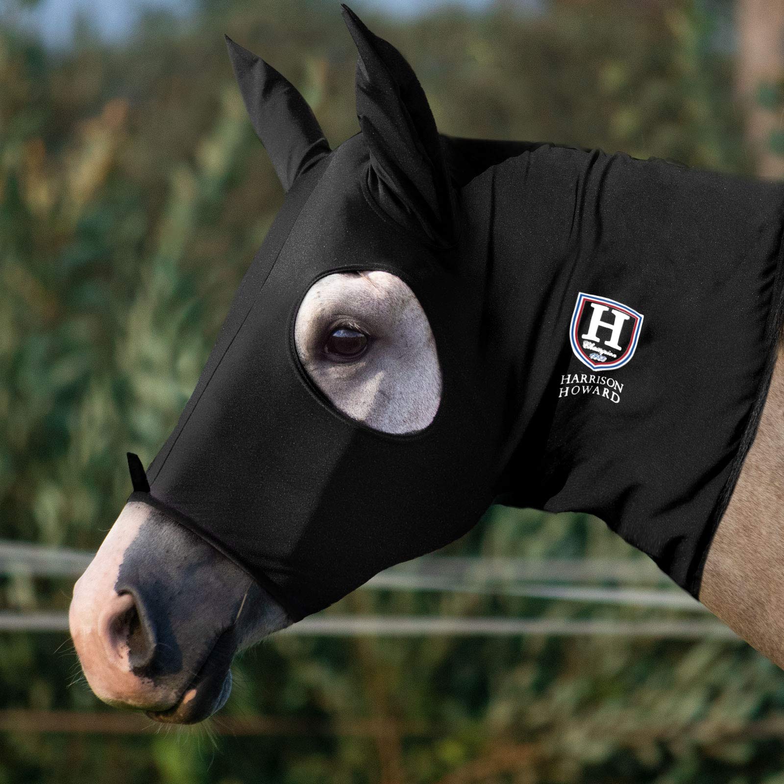 Harrison HowardStretchy Horse Hood Spuerb Protection for Horse Head Keep Warm