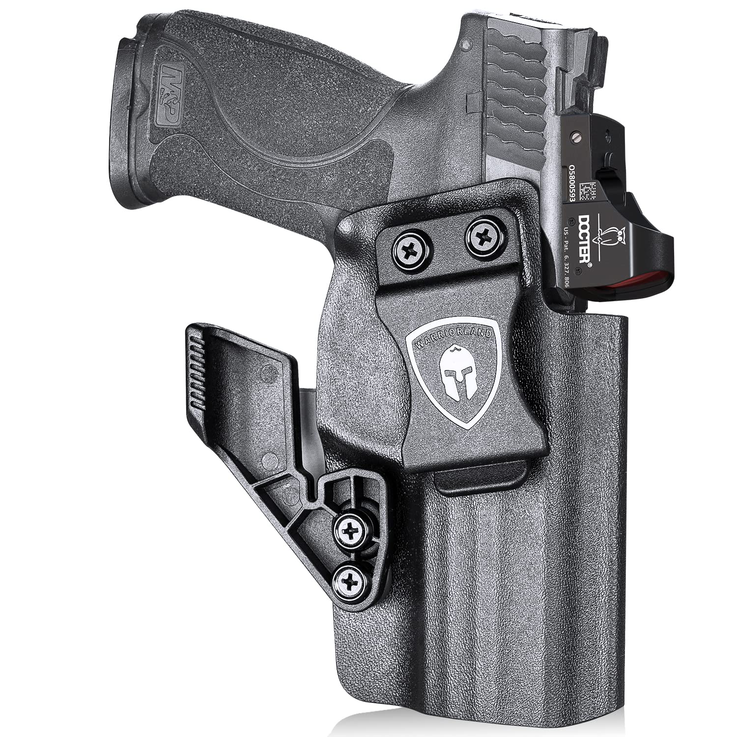 WARRIORLAND IWB Kydex Holster Optic Cut & Claw Compatible with Glock 17/19, G43/43X(No MOS), G2C/G3C, GX4, G3, P320, P365, LC9, Security 9, S&W M&P 9/.40, Shield 9/40, Shield EZ, SD9VE, Hellcat, Right