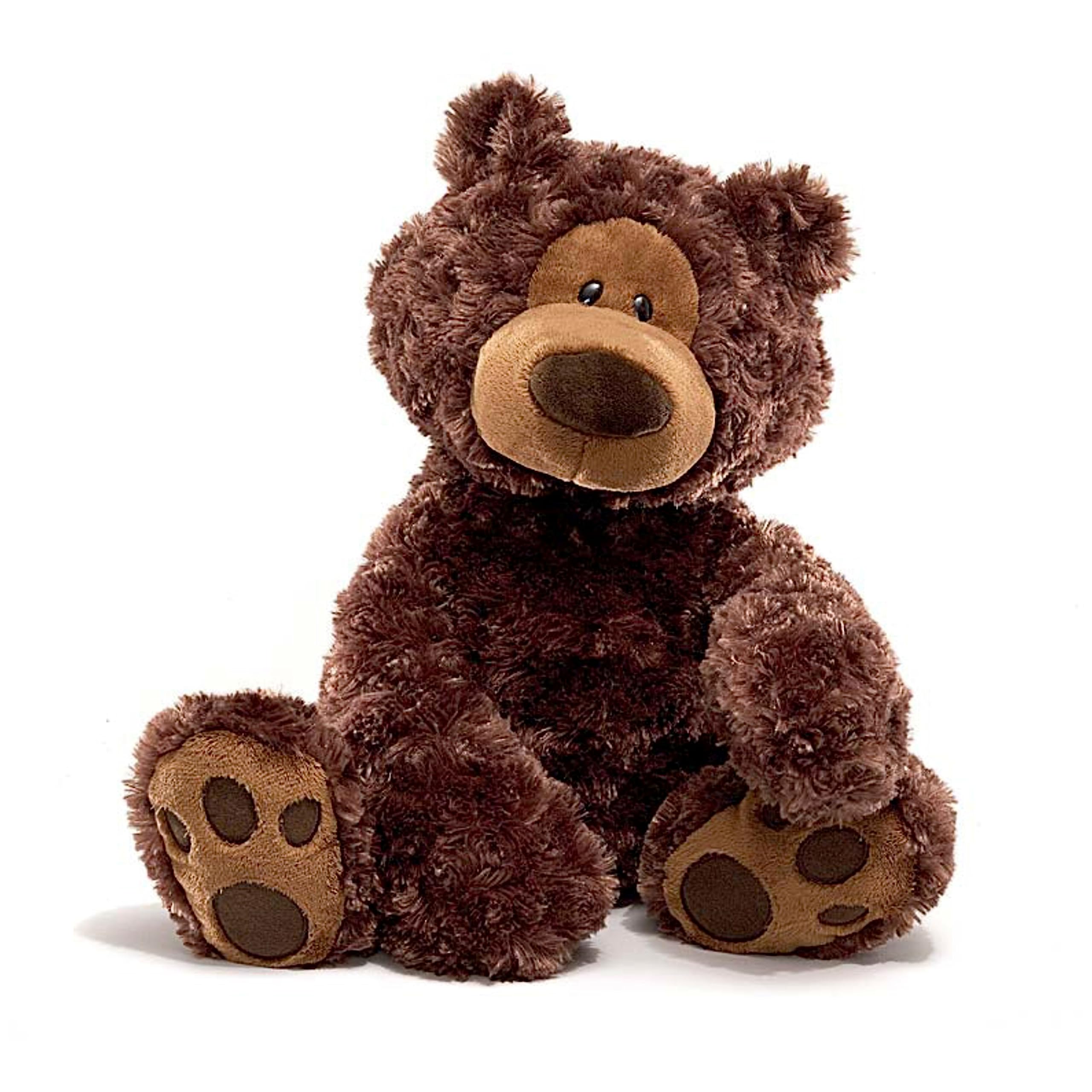 GUND Philbin Classic Teddy Bear, Premium Stuffed Animal for Ages 1 and Up, Chocolate Brown, 18”