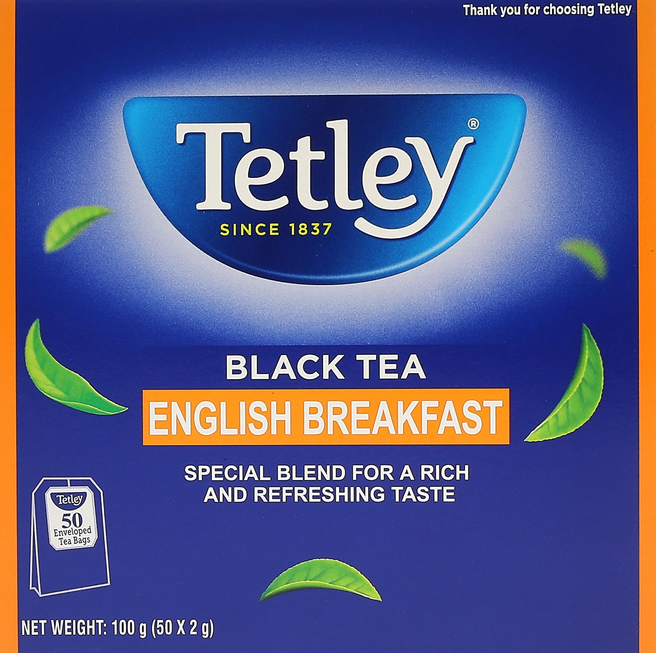 TetleyEnglish Breakfasttea 50's