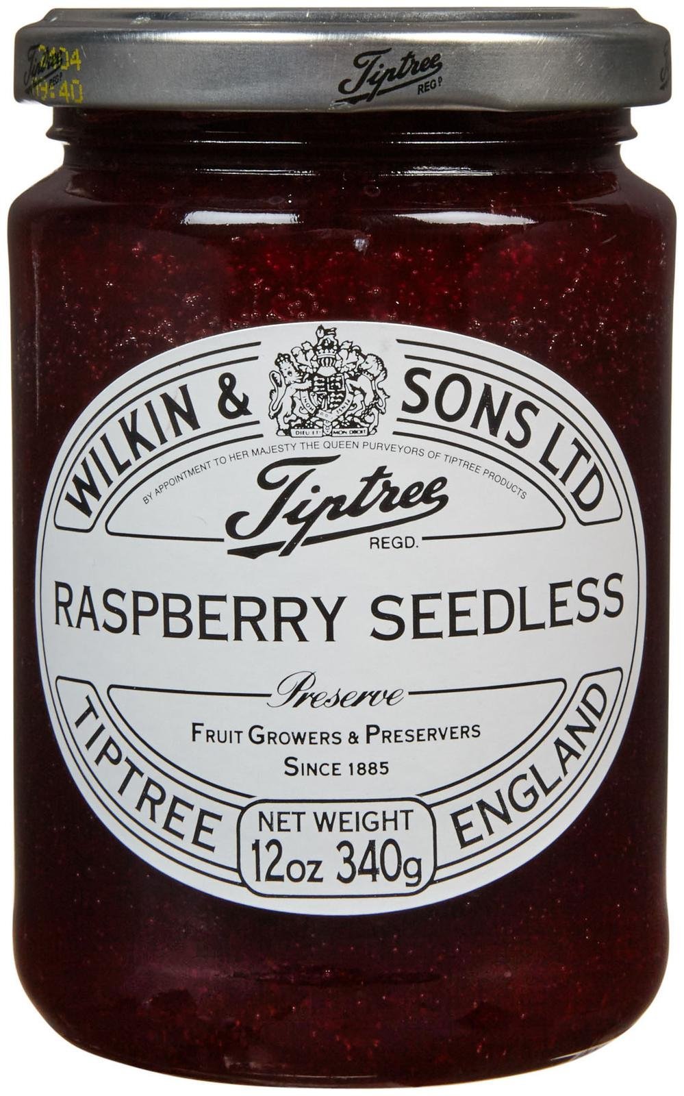 Tiptree Raspberry Seedless Preserve, 12 Ounce Jar