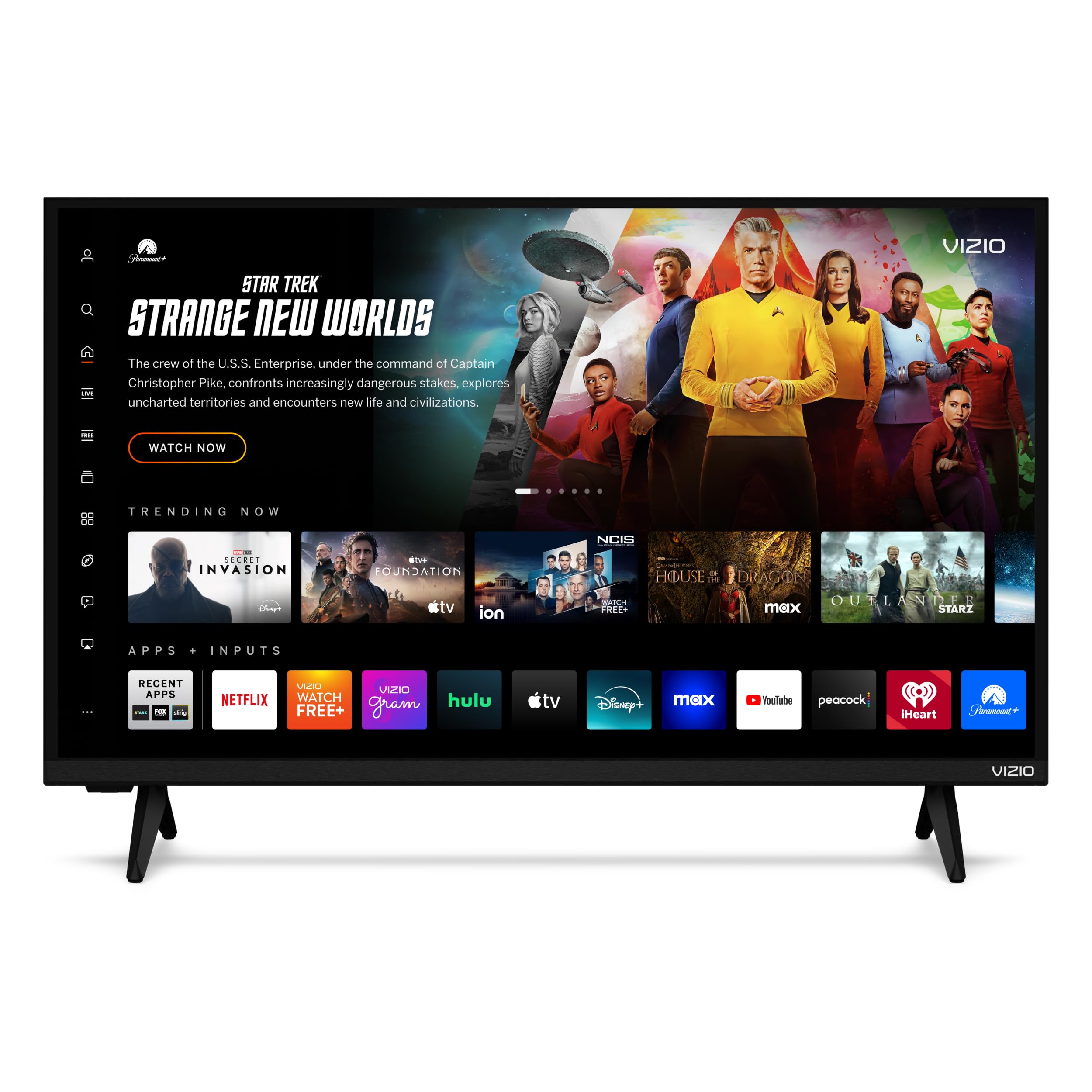 VIZIO 40-inch Full HD 1080p Smart TV with DTS Virtual: X, Alexa Compatibility, Google Cast Built-in, Bluetooth Headphone Capable, (VFD40M-08 New)