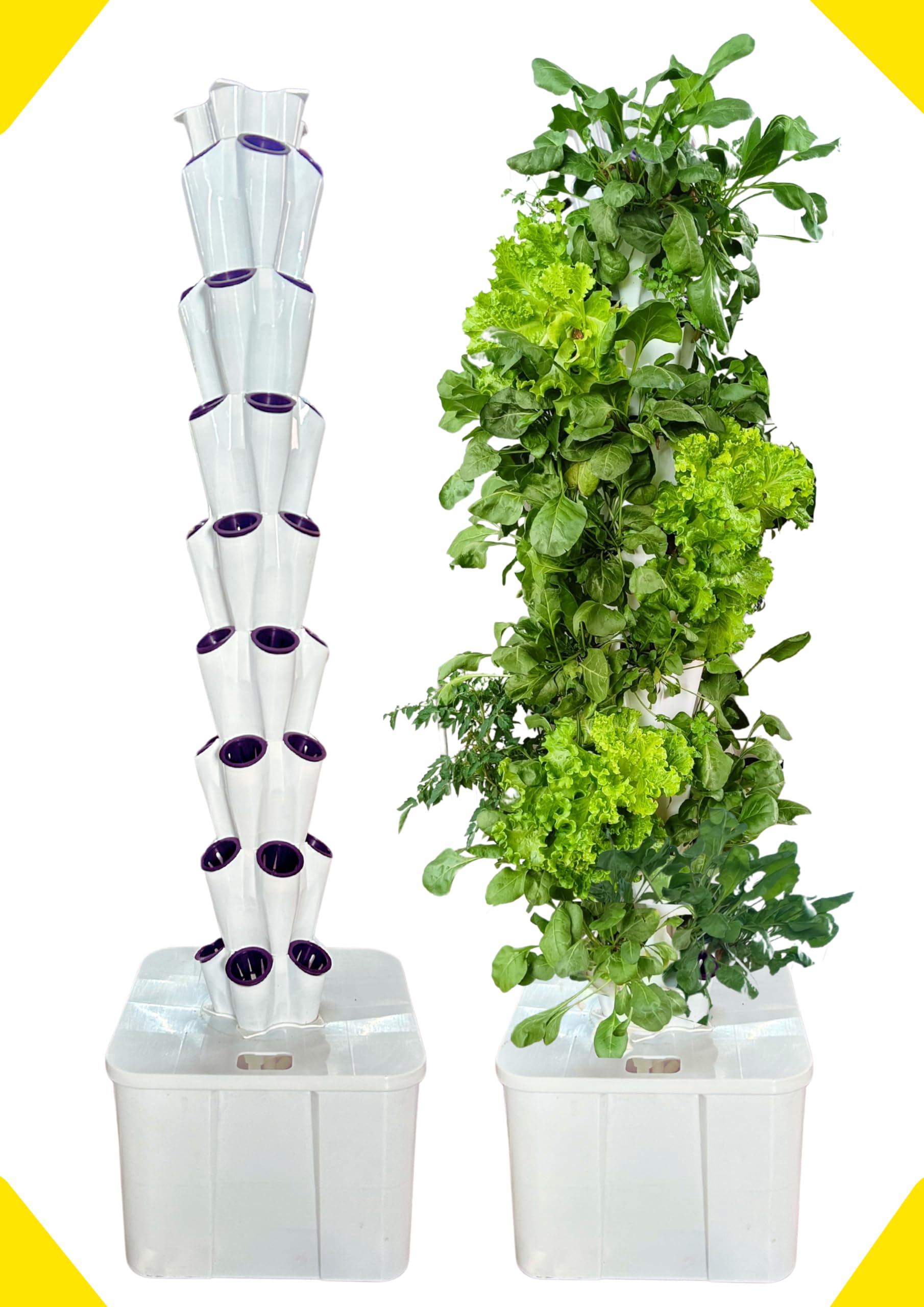 Nova Aeroponics Tower for 40 Plants – 60L Hydroponic System for Fresh, Organic Growth