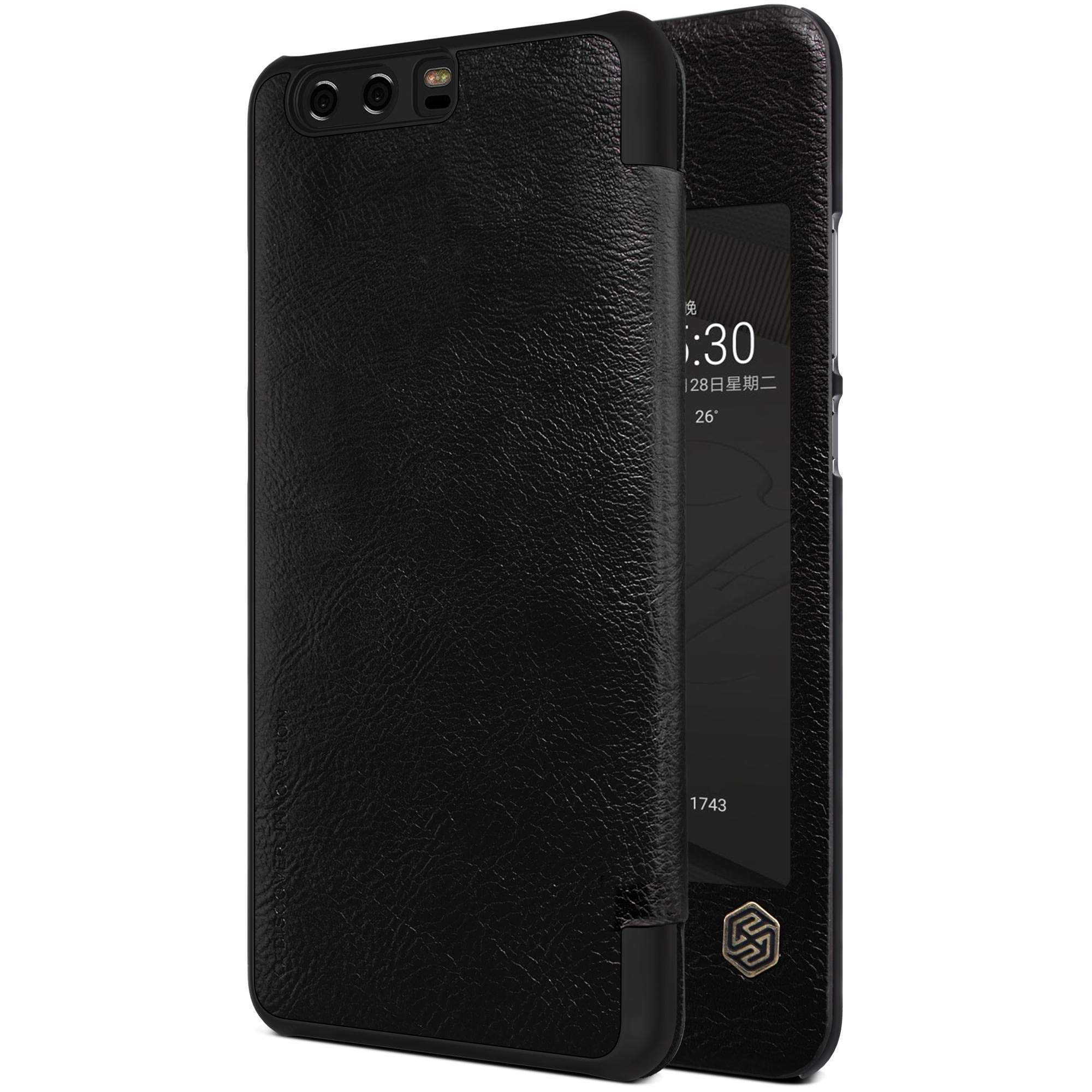 Huawei P10 Nillkin Qin Leather Series[ Black Color]