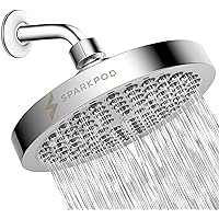 SparkPod High Pressure Rain Shower Head 6-Inch Deals