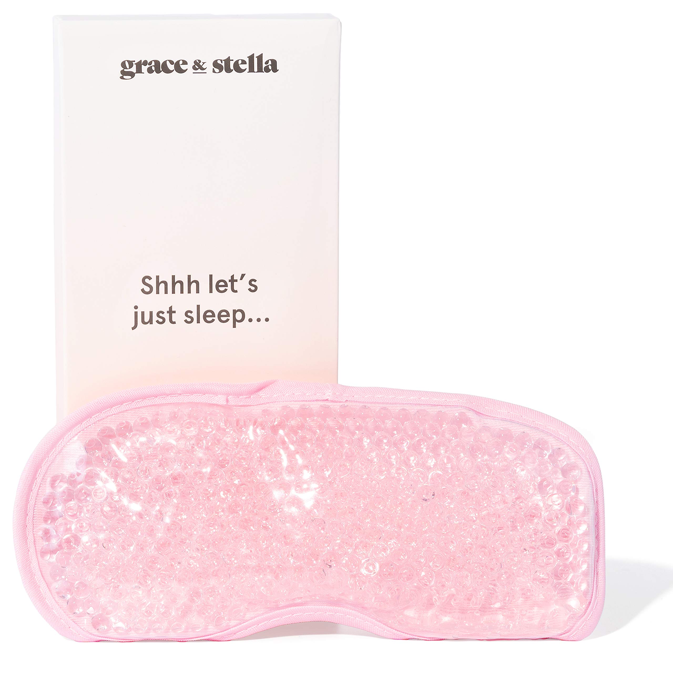 Grace & StellaEye Wrinkle Pads and Patches - Cooling Eye Mask for Puffiness - Ice Face Mask - Gel Eye Mask - Ice Mask to Reduce Wrinkles, Dark Circles, Eye Bags, Migraines - Hot Cold Eye Mask by and