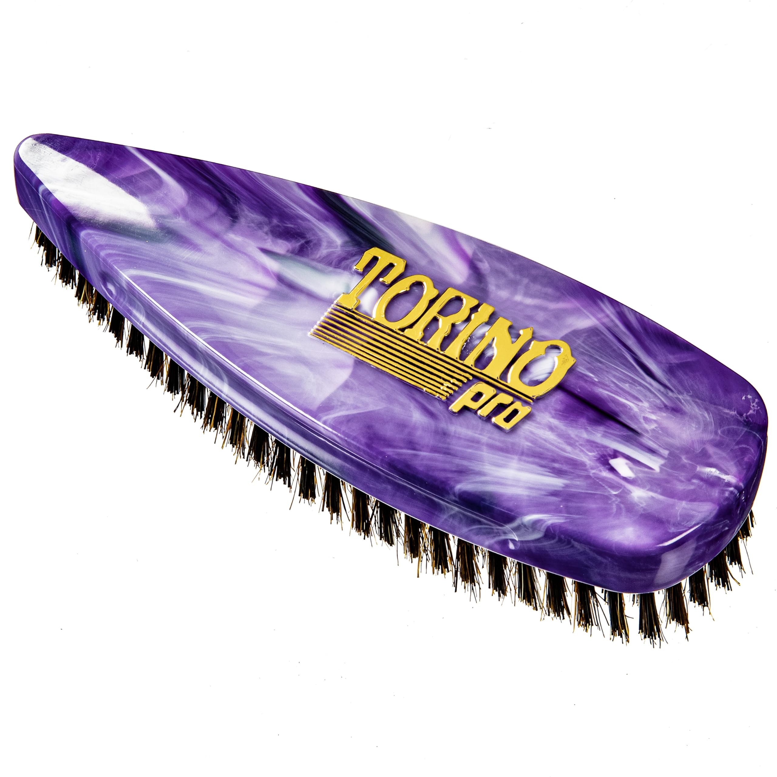 Torino Pro Wave brush #251 - Medium Hard Pointy Palm Shower Brush - Reinforced Bristles - Great for Wolfing