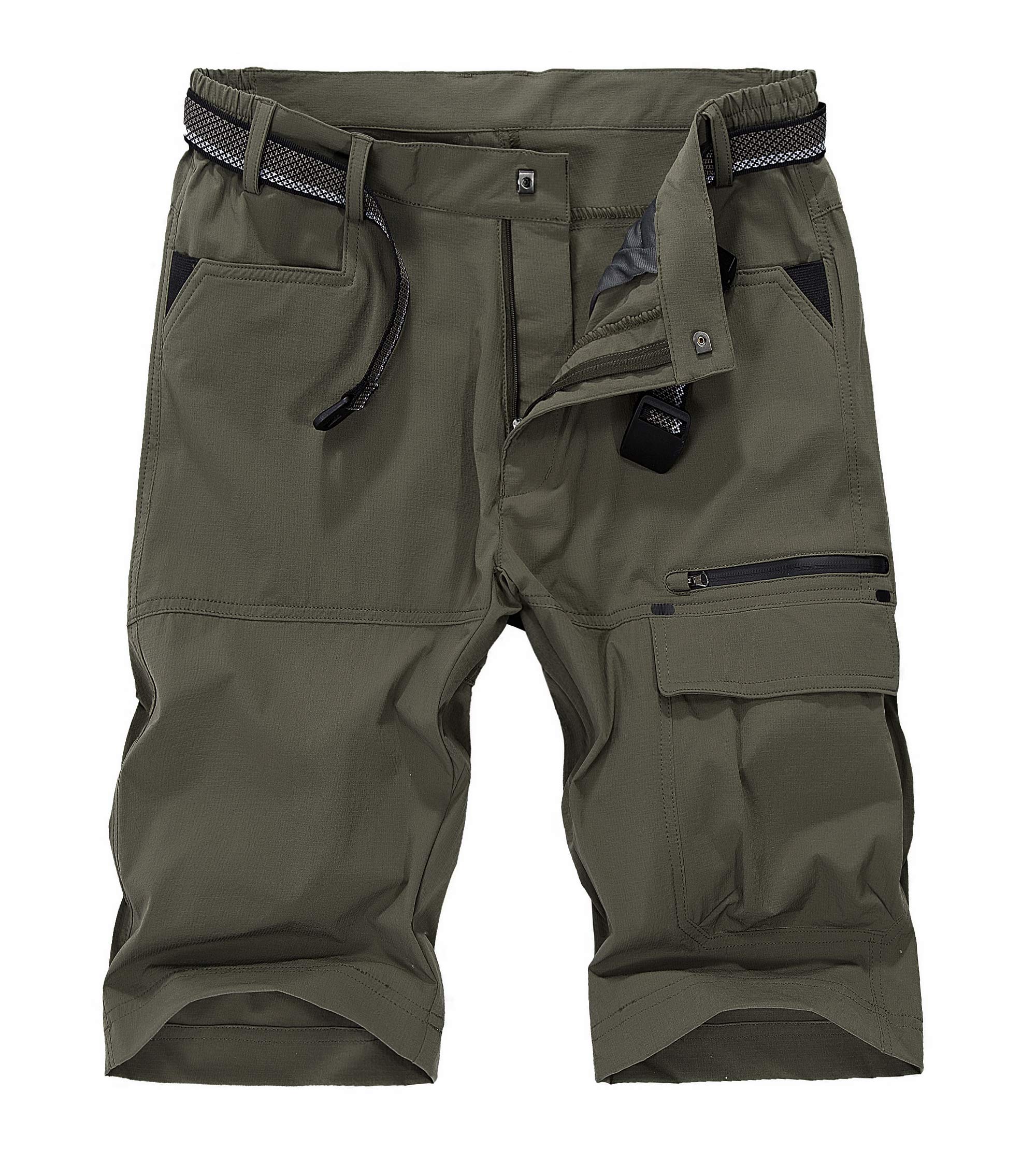 Men's Shorts Cargo Work Hiking Tactical Shorts with 5 Pockets Quick Dry, Sun Protection, Tear Resistant