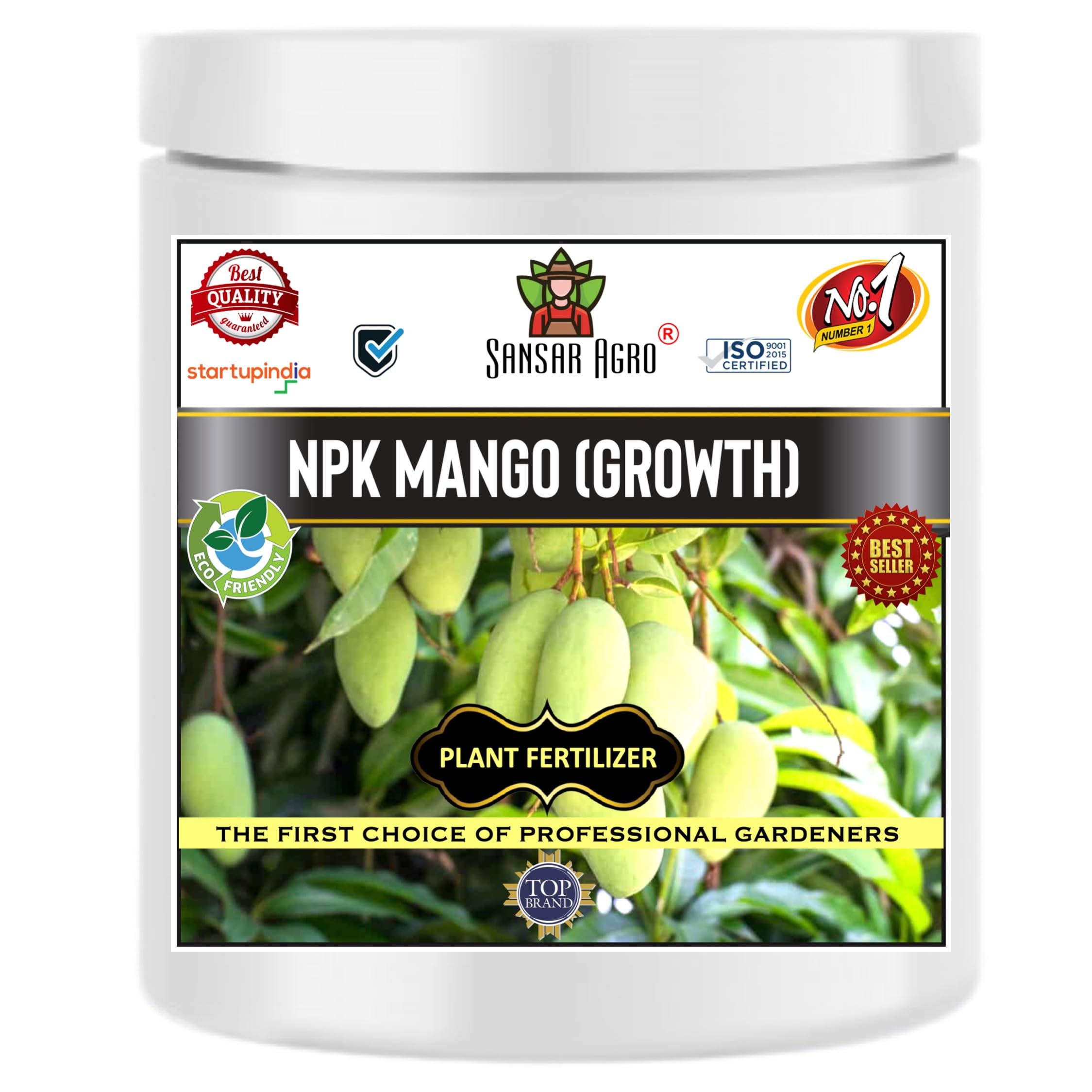 Sansar Agro Npk Granule For Mango Plant Growth (200 Gm), Essential Npk Fertilizer For Fast Growth And A Healthy Mango Plant.