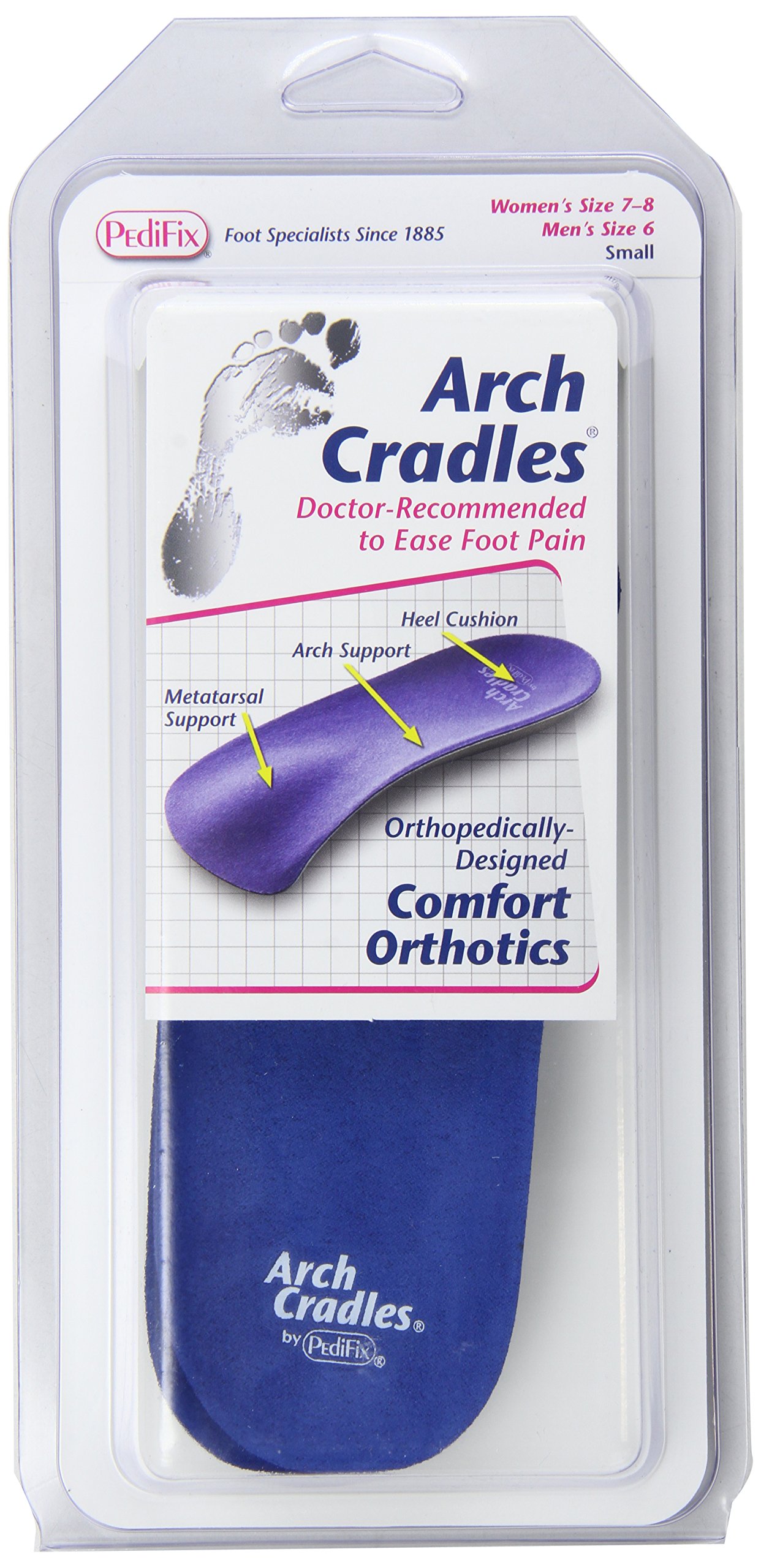 PedifixArch Cradles, Small (Women's 7-8, Men's 6)