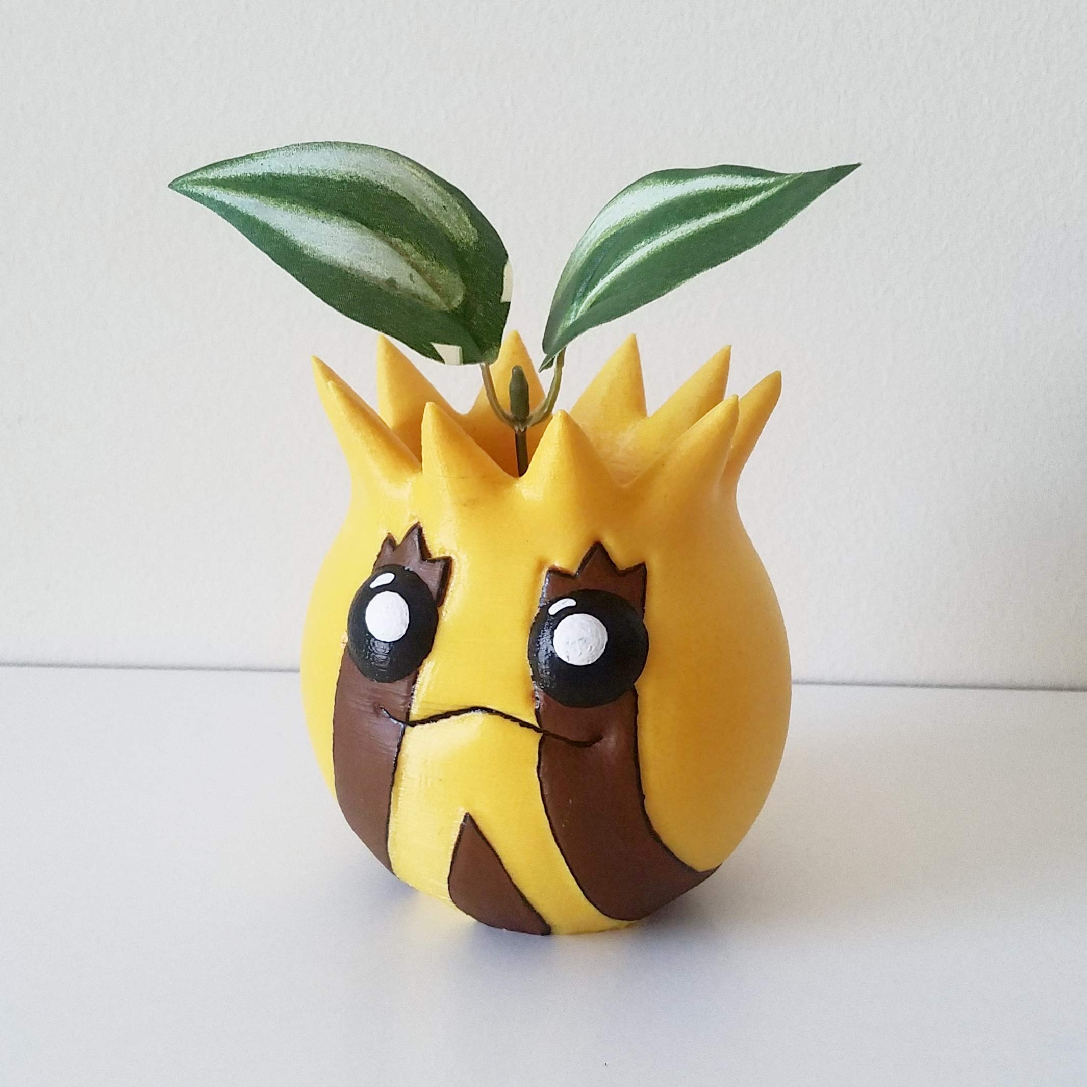 ONESHOT3D Sunkern Planter Flower Pot - Gift Idea for Gamers and Fans of Let's Go!