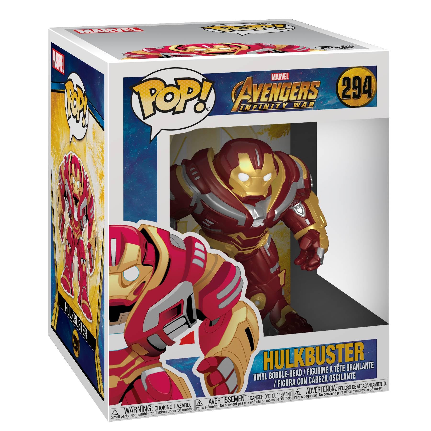 Funko Pop! Marvel Avengers Infinity War Hulk Buster 6 Inches, Action Figure - 26898