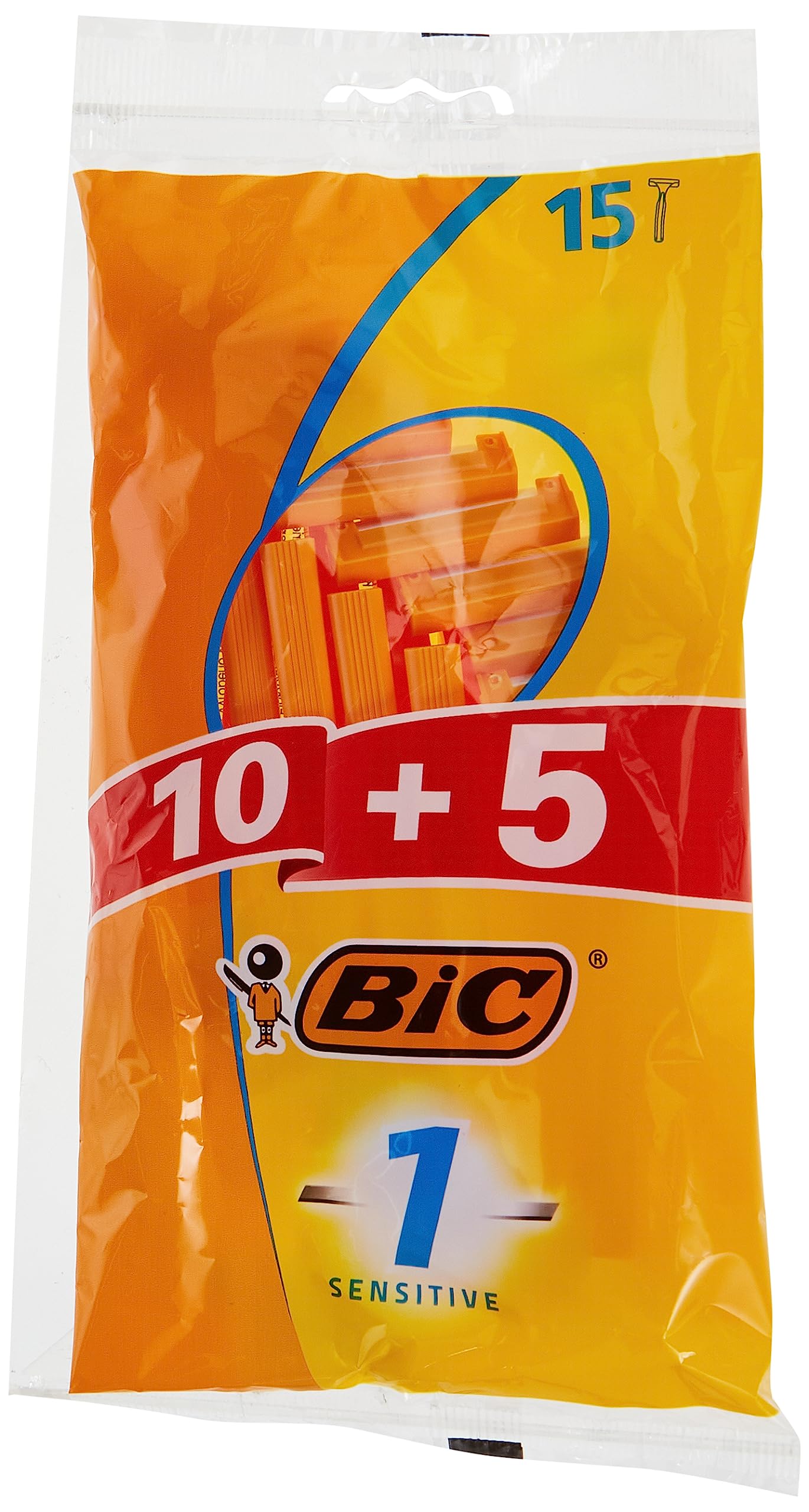 Bic One Blade Razor, 15 Count