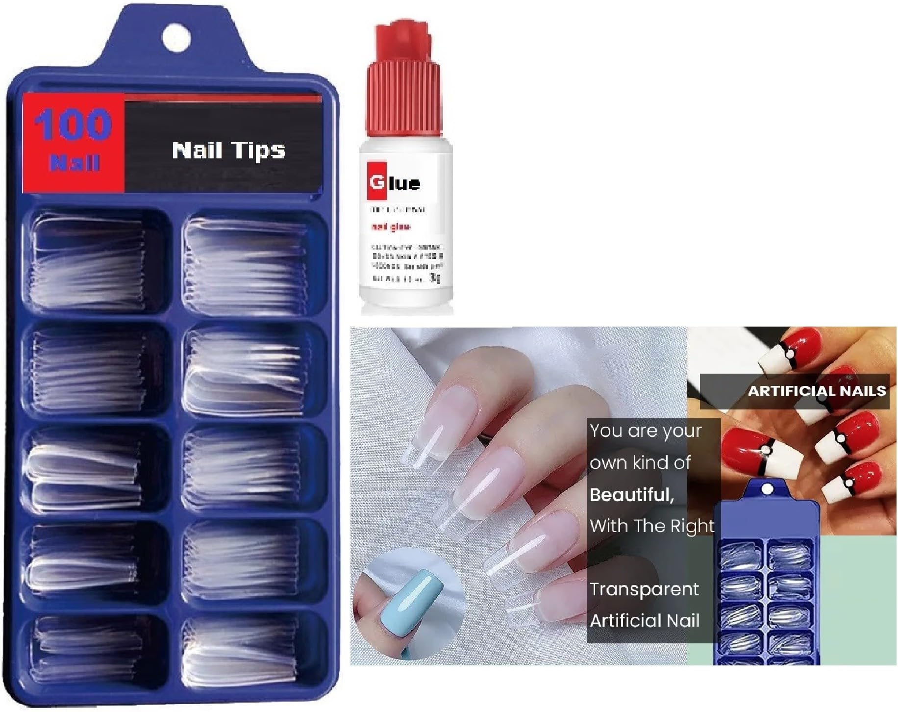 False Nail Tips Acrylic Nail Tips Full Cover Acrylic