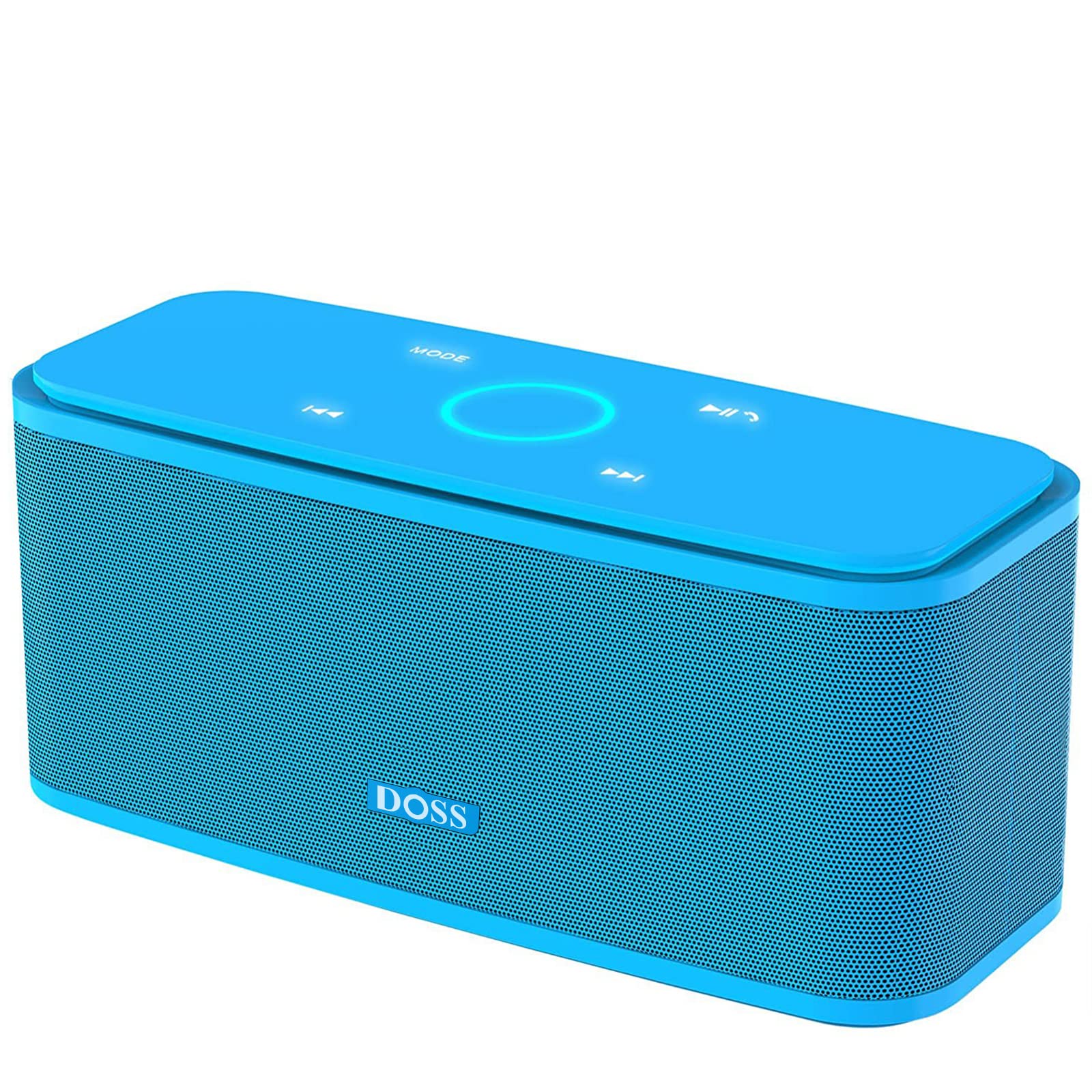 DOSS Audio, Sensitive Touch Controls HD Sound and Bass Bluetooth V 4.0 Portable Speaker (Blue)