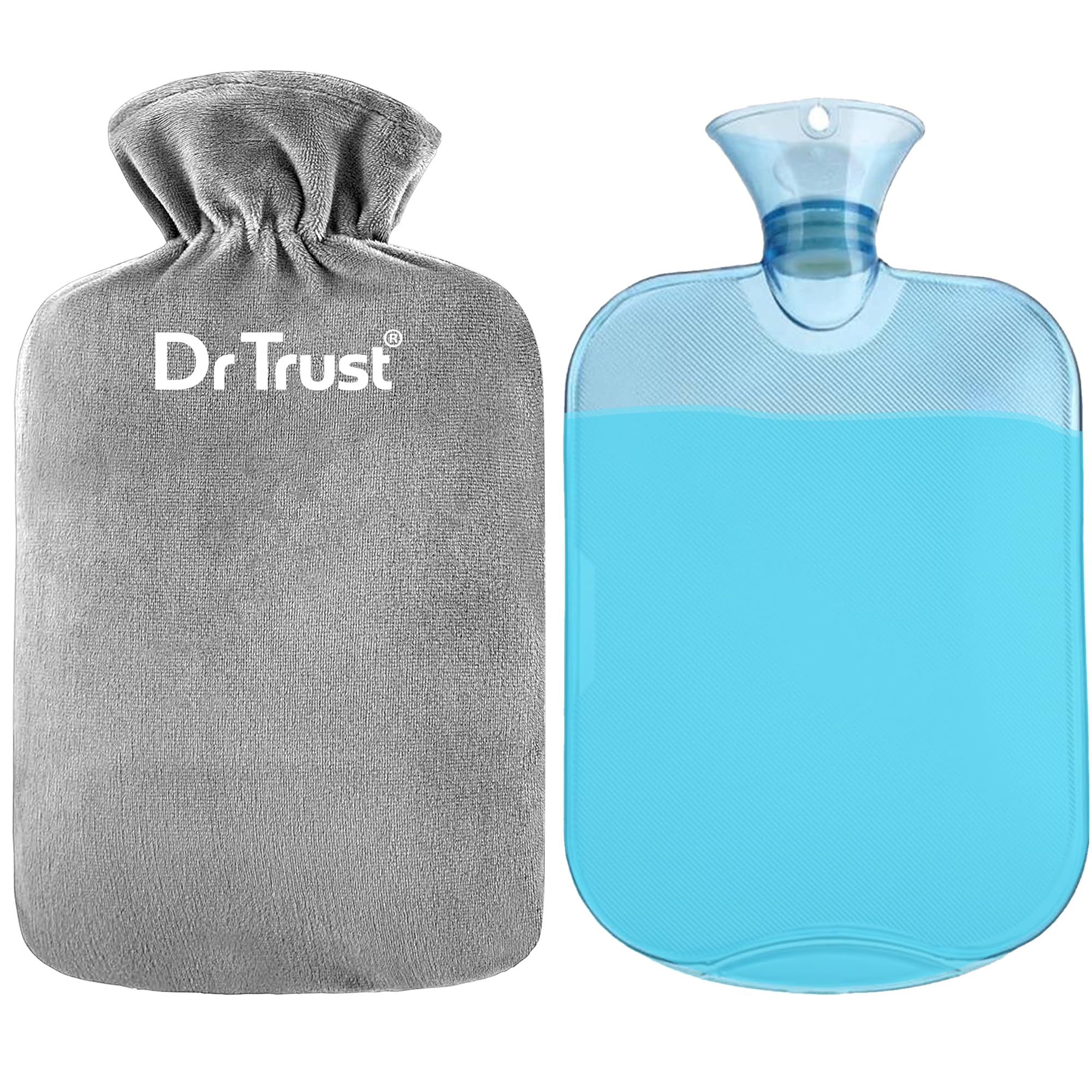 Dr TrustUSA Hot Water Bag/Bottle For Periods Pain-369, Warm Pack for Muscle Relaxation, Back, Stomach, And Full Body Pain Relief (Pack of 1)