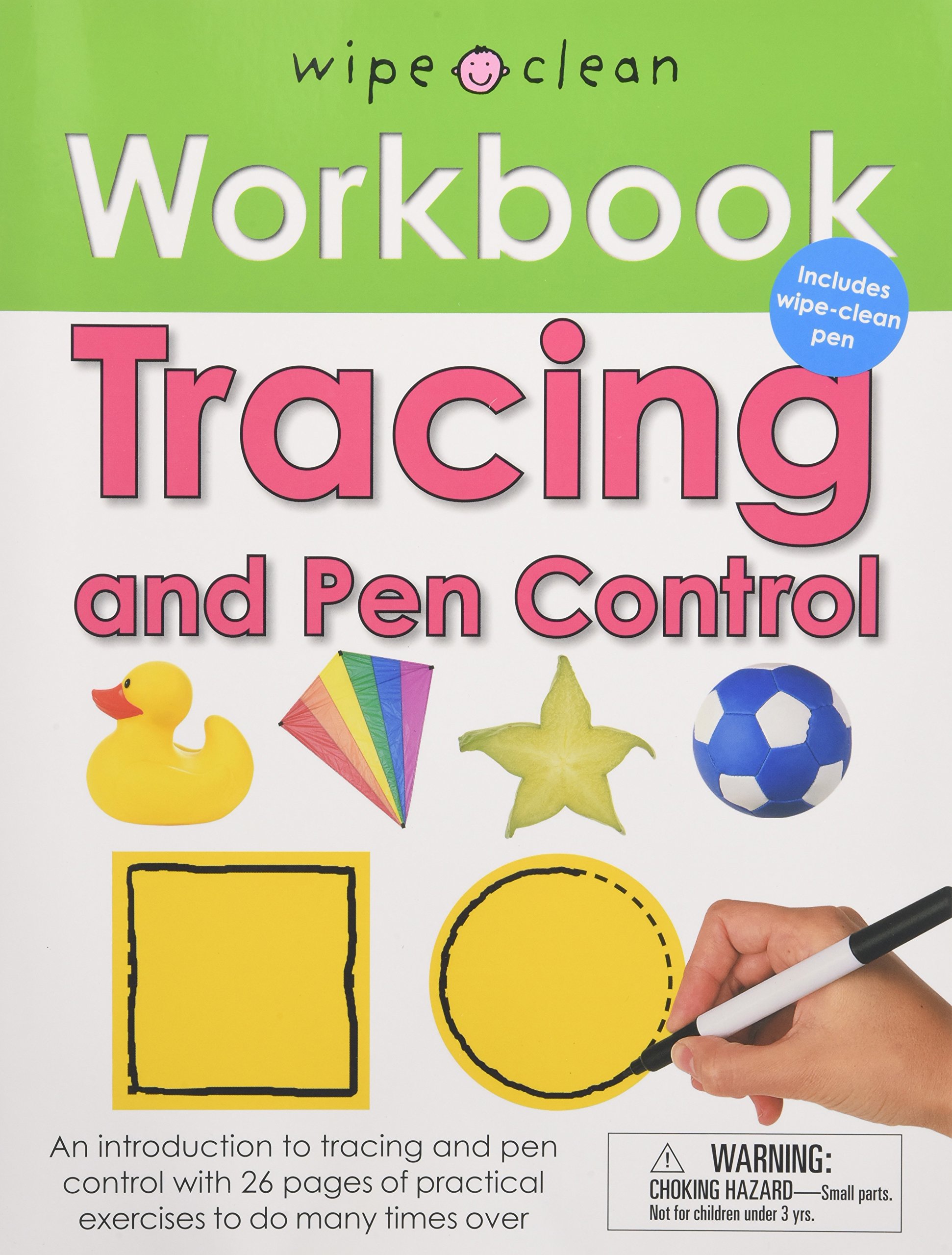 Wipe Clean Work Books Tracing and Pen Control by Roger Priddy - Spiral Bound