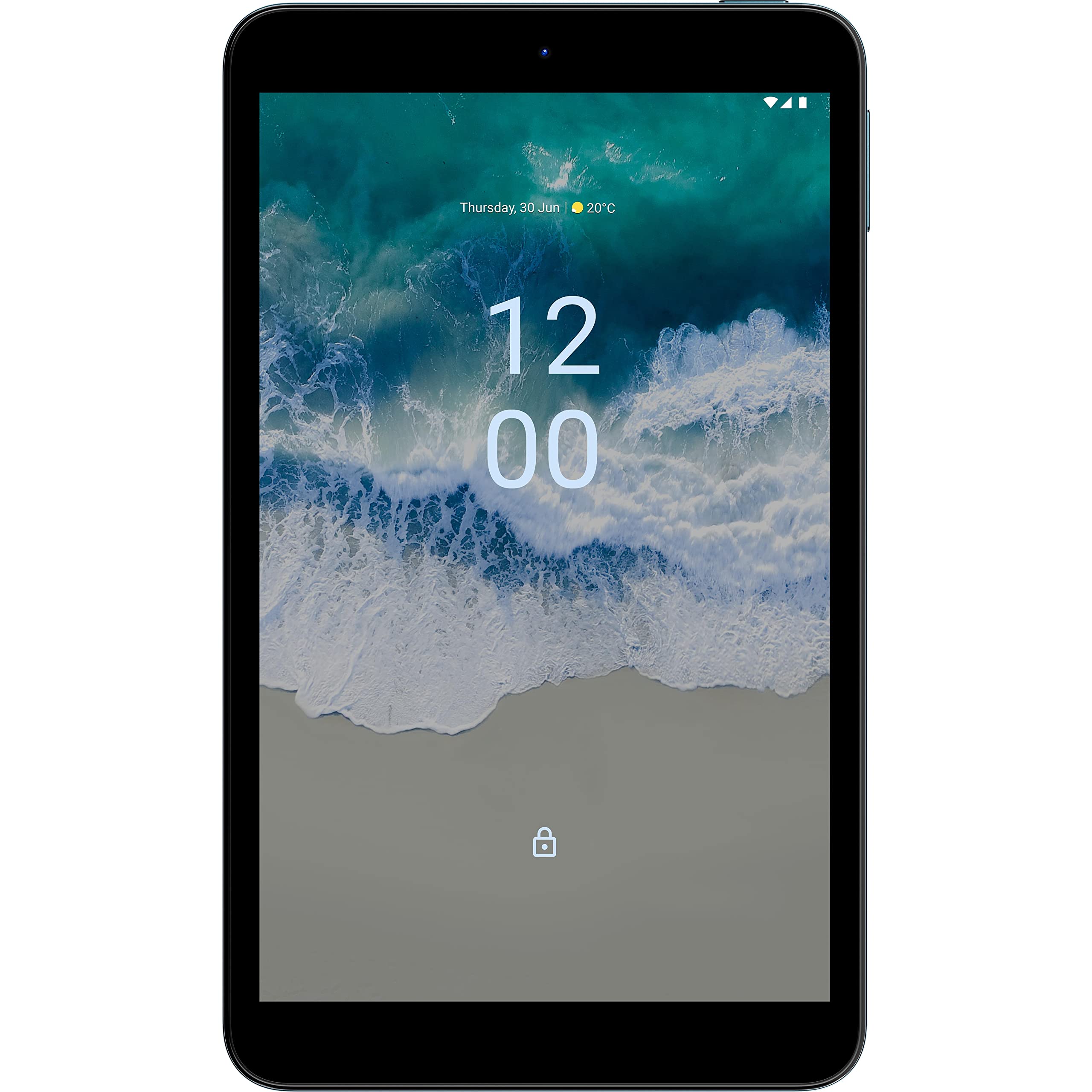 NokiaT10 Android 12 Wifi Tablet with 8” HD display, 3GB/32GB Storage, 8MP rear and 2MP front camera, Dual Speakers with OZO Playback, 2 years OS/ 3 years security updates – Ocean Blue