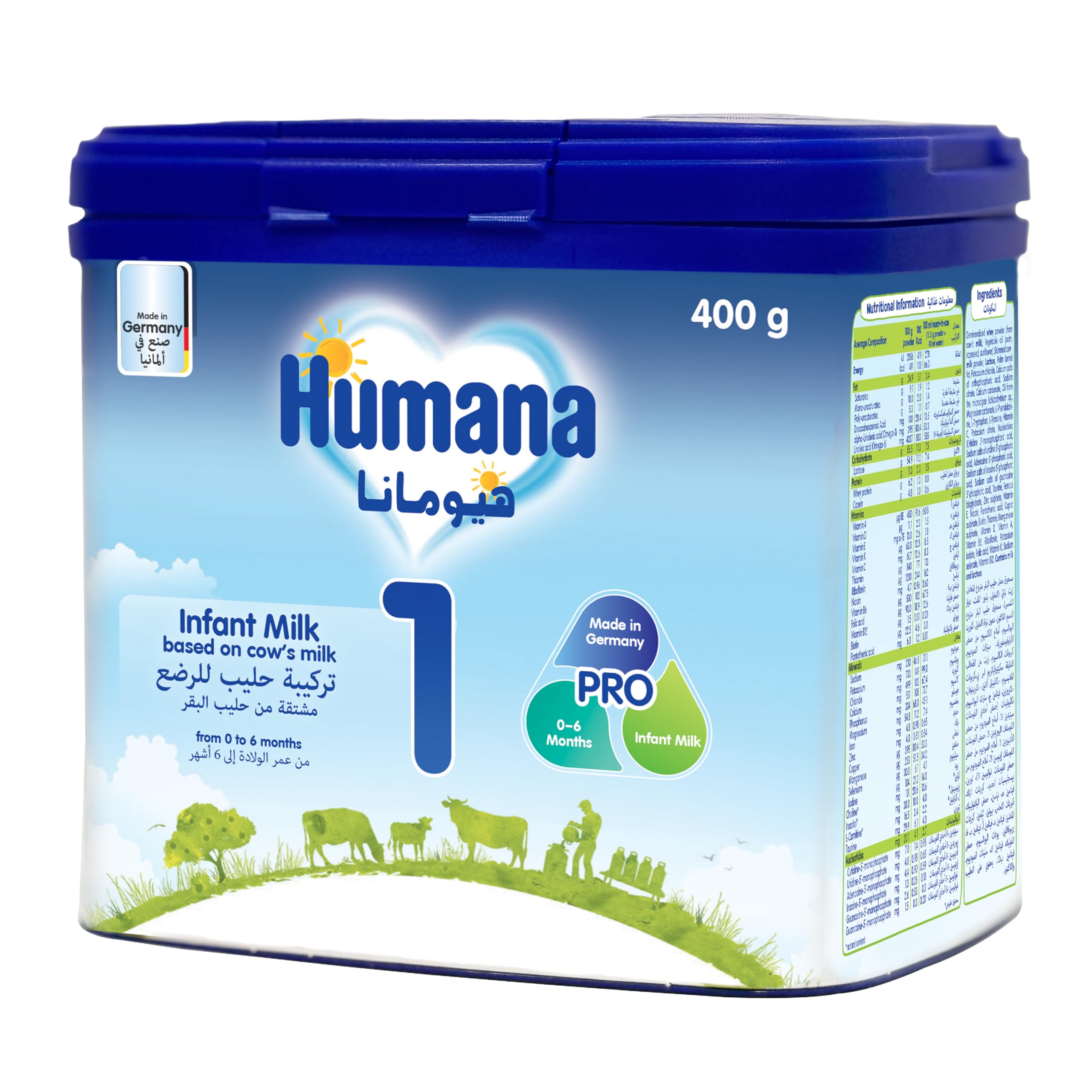 Humana1 Probalance™ Infant Formula baby milk 0-6 months, 400g