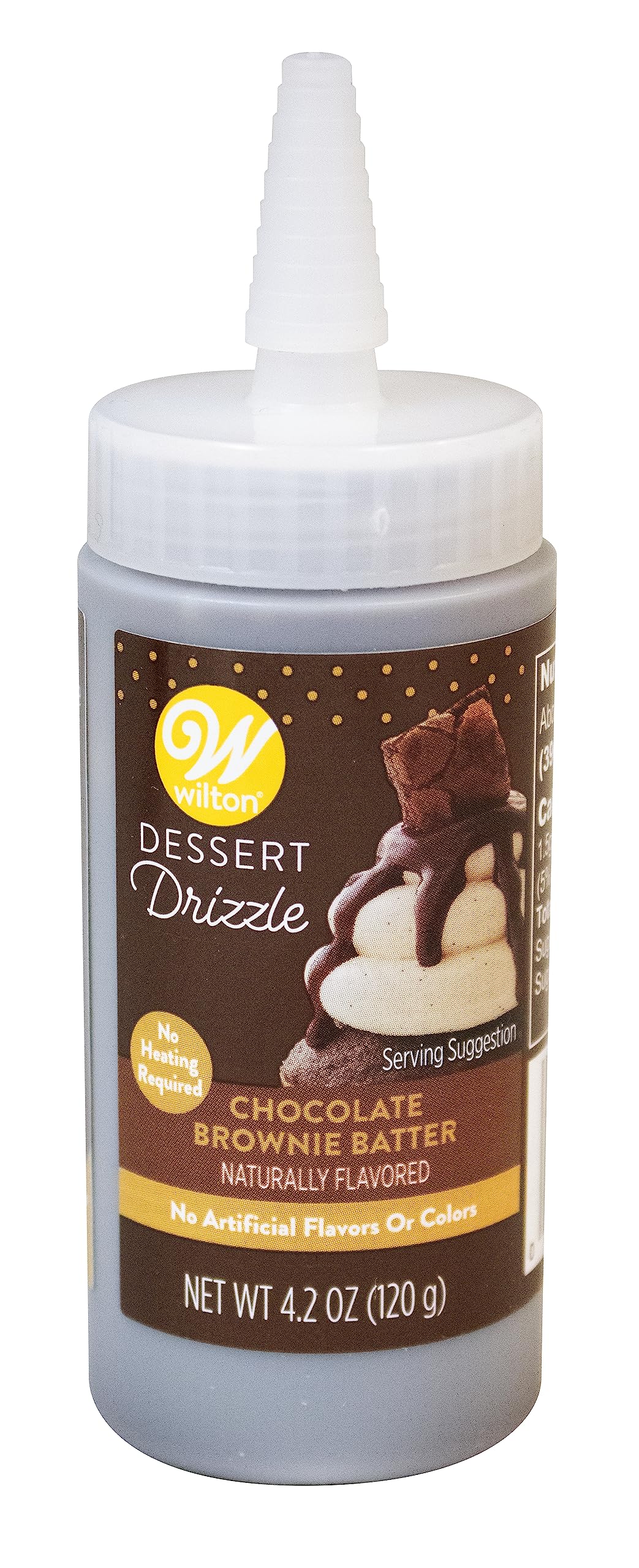 Wilton Dessert Drizzle Chocolate Brownie 4.2 OZ