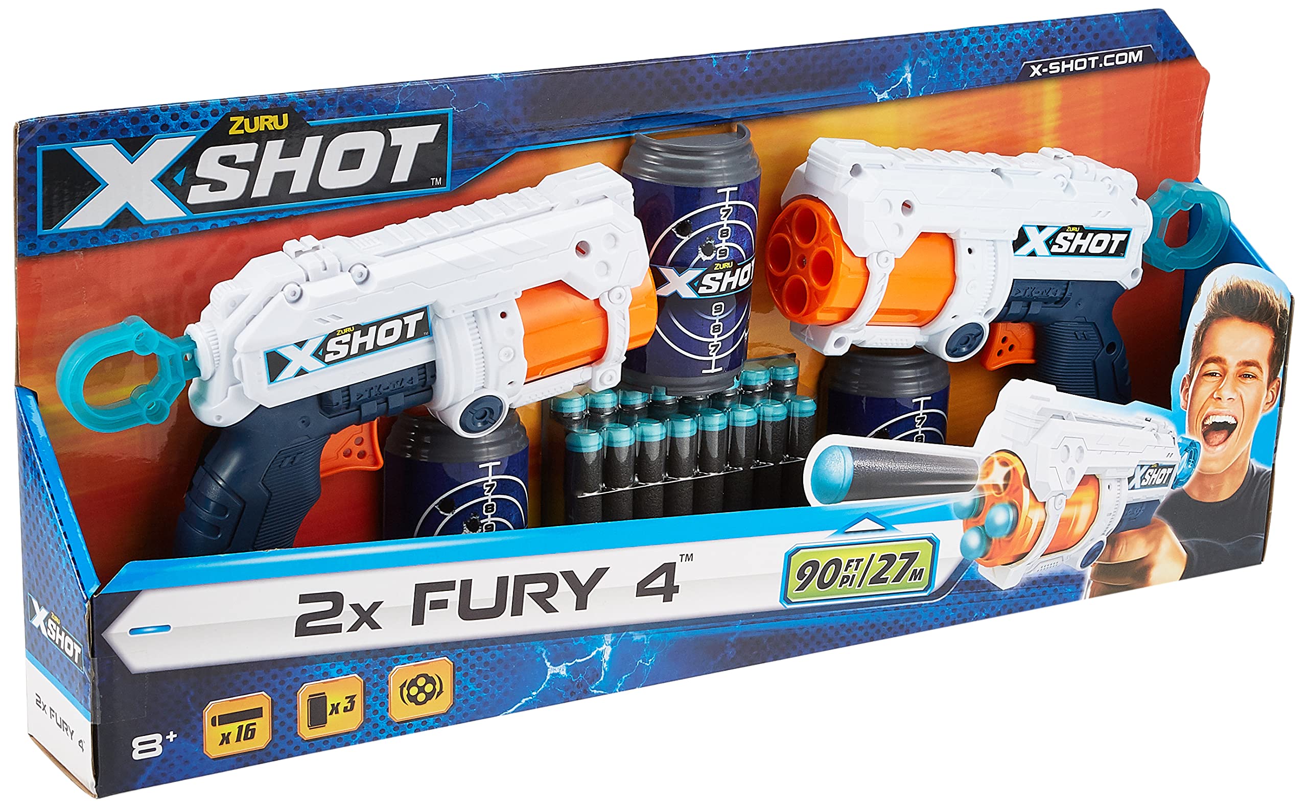 X-SHOT Zuru Excel Fury 4 (2pk)