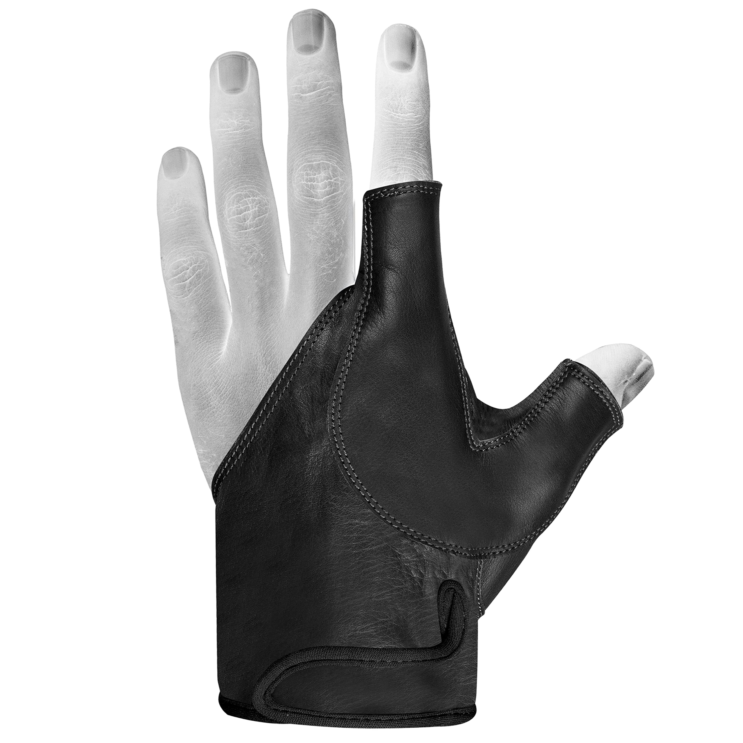 Daskz Archery Gloves One Finger Shooting Left hand Bow Gloves- Professional Leather hunting Gloves for Adults