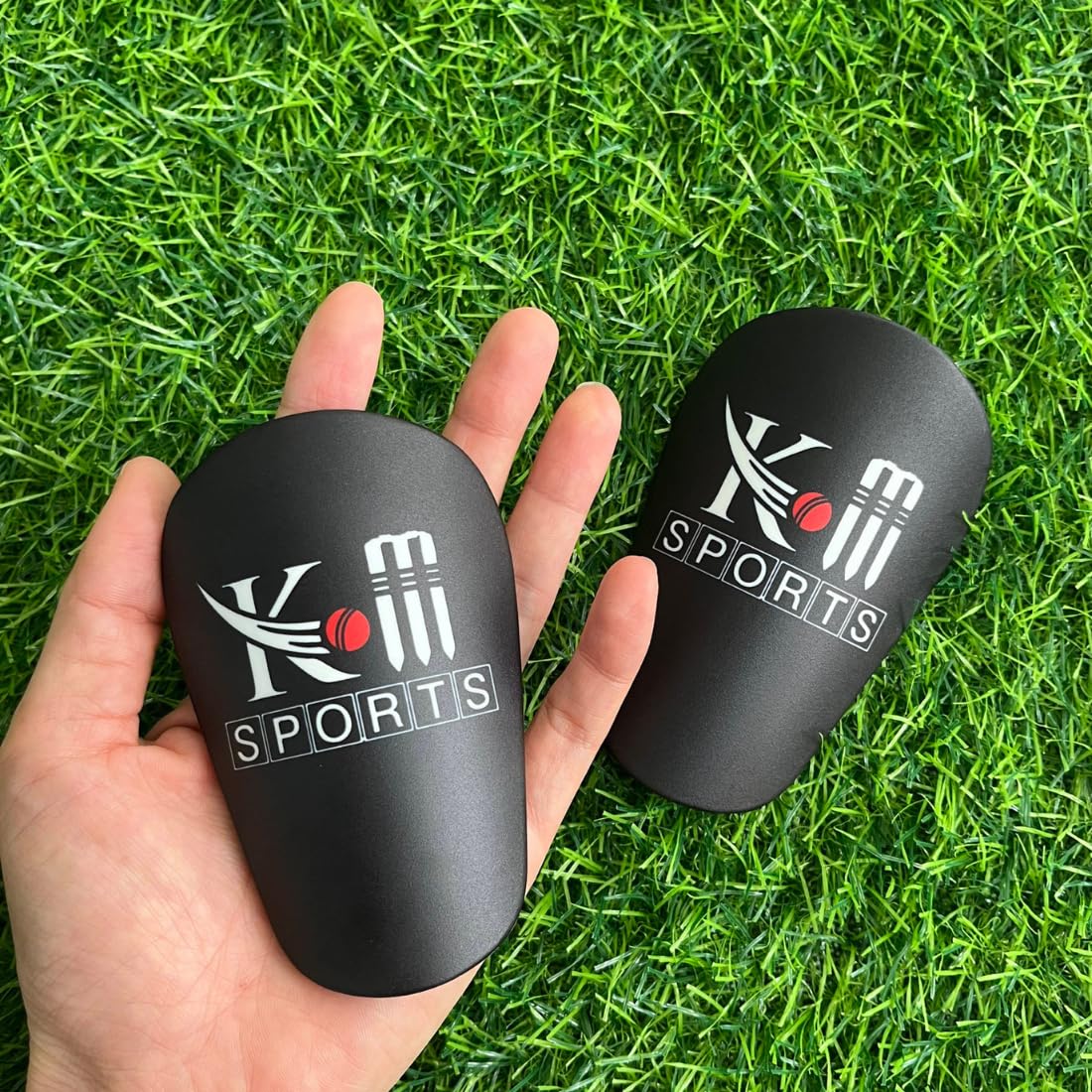 KM SPORTSShin pads or Shin Guard for FootBall | Soccer Shin Pads | Kids/Adults Proctection in Play