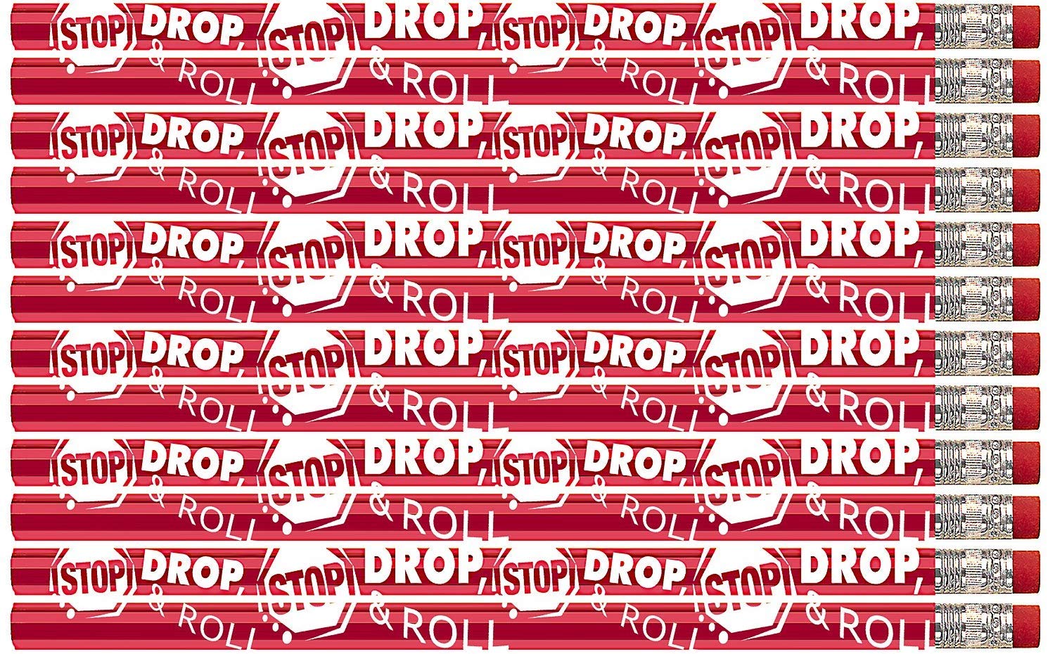 Express Pencils D2014 Stop Drop & Roll - 36 Qty Package - Fire Safety Pencils