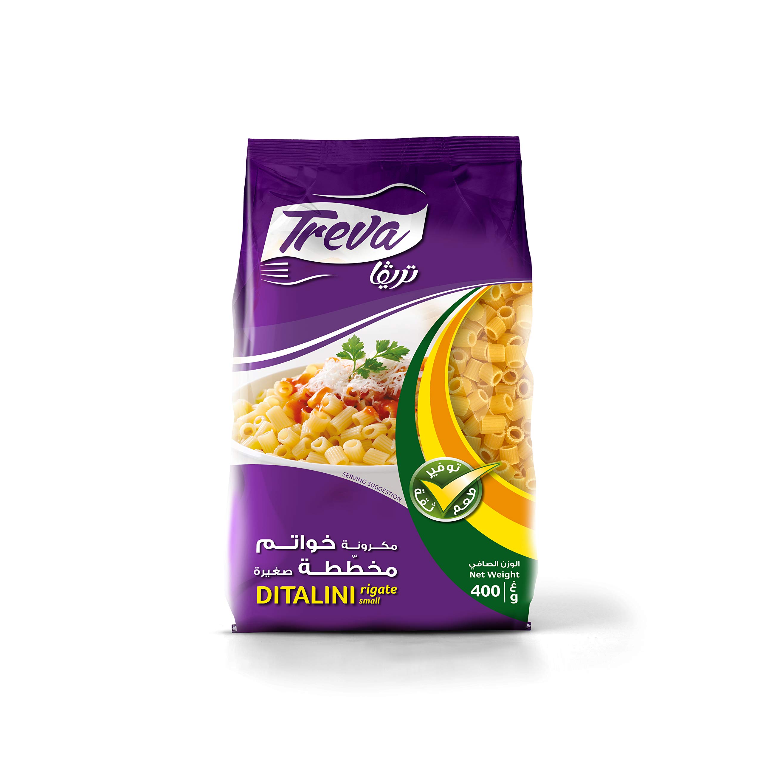 Treva Macaroni Ditalini Rigate, 400 Gm