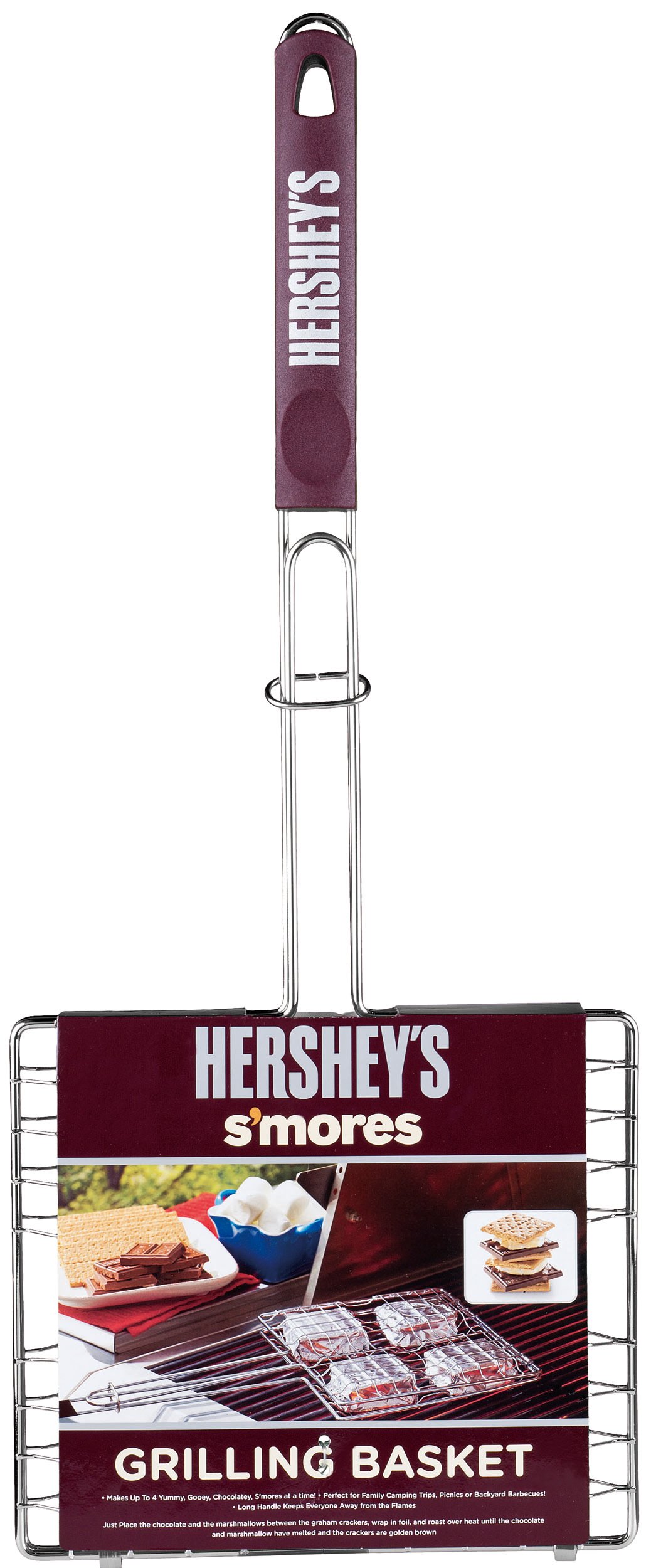 Hershey's 01200HSY S'mores Polypropylene Handle Grilling Basket