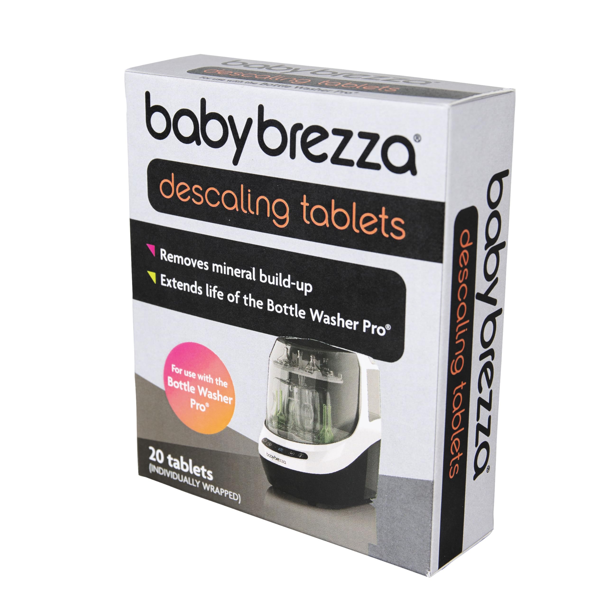 Baby Brezza Descaling Tablets - Compatible with Baby Brezza Bottle Washer Pro Only