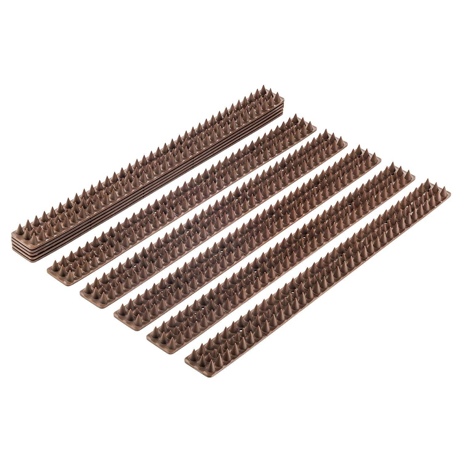 Bird Spikes - Set of 10 x 48.8 Cm Anti-climbing Security for Your Fence, Walls & Railings to Prevent Human Intruders, Animals or Birds – For a Safe and Secured Perimeter – No Tools Needed