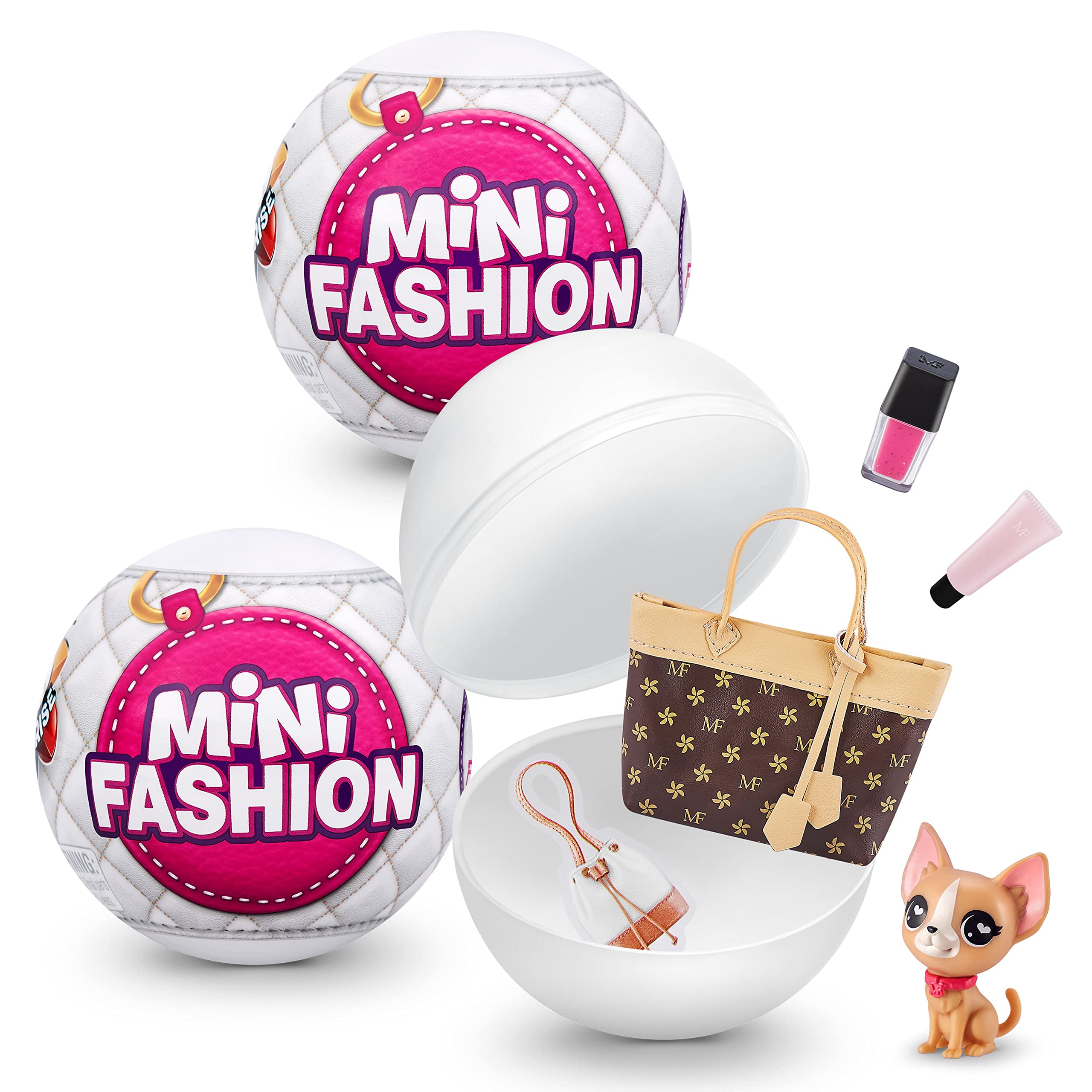 Mini BrandsMini Brands Mini Fashion Series 1 Real Fabric Fashion Bags And Accessories Capsule Collectible Toy (2 Pack)