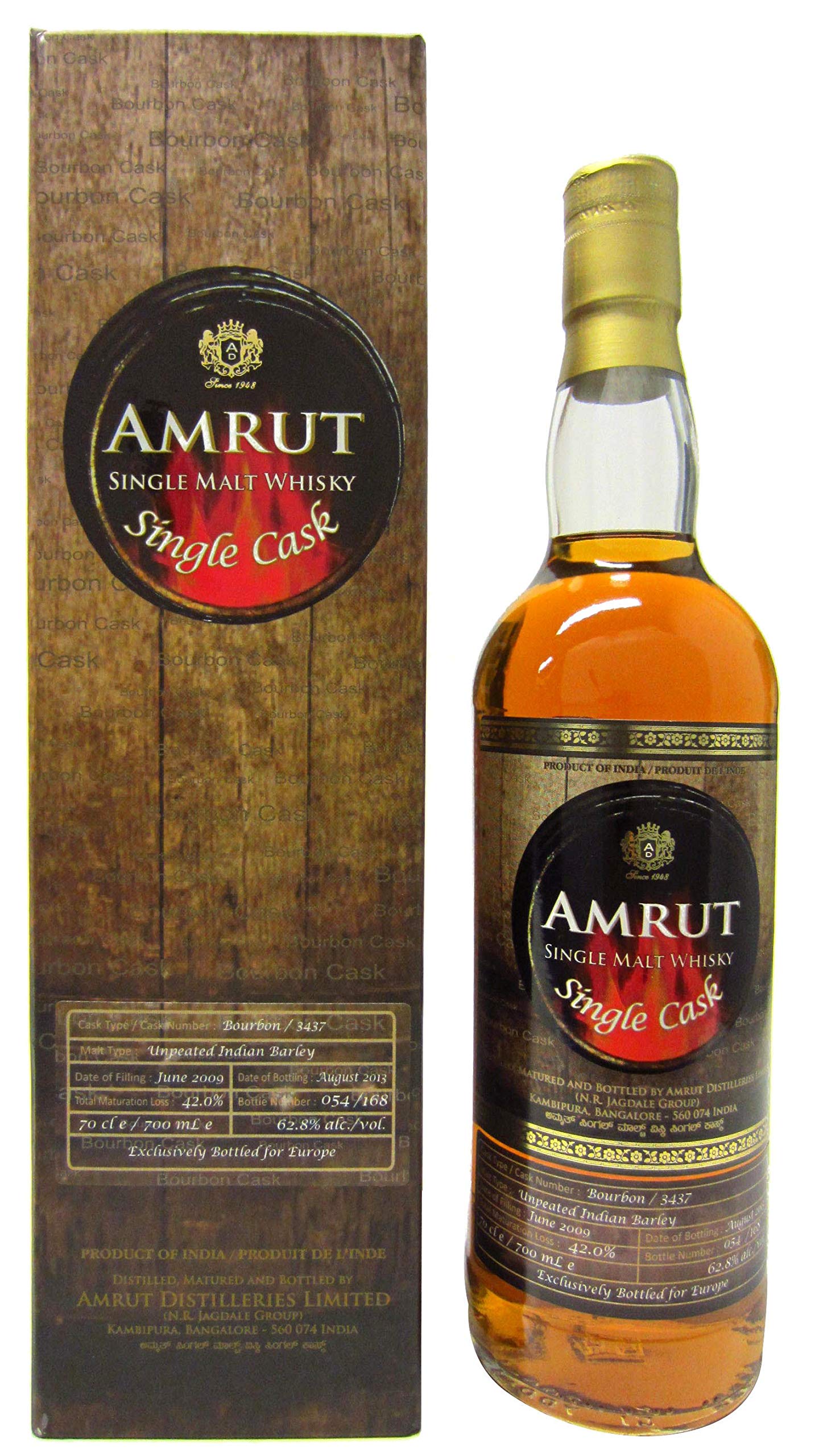 Amrut - Single Cask #3437 2009 4 year old Whisky