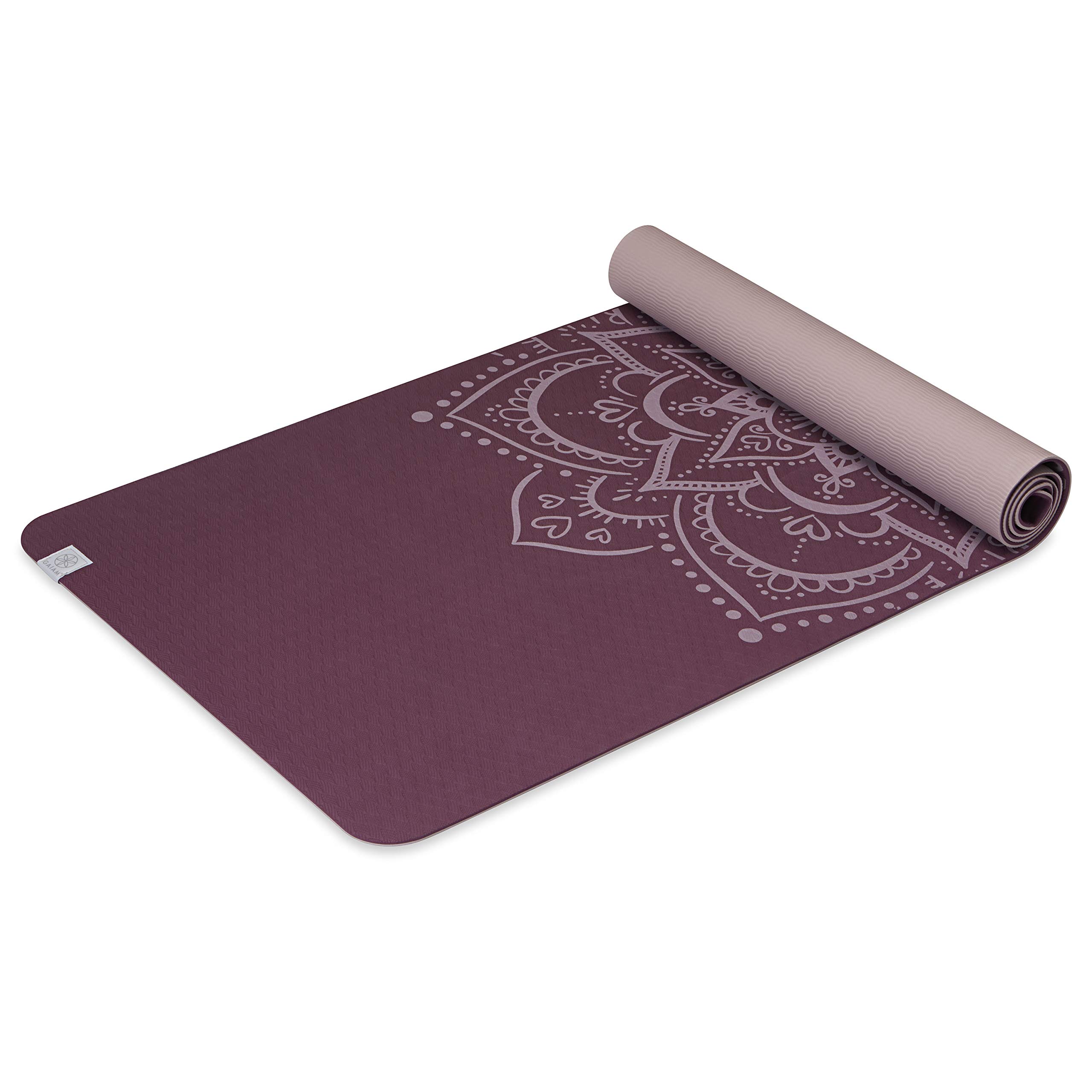 Gaiam Yoga Mat Performance TPE Exercise & Fitness Mat for All Types of Yoga, Pilates & Floor Exercises