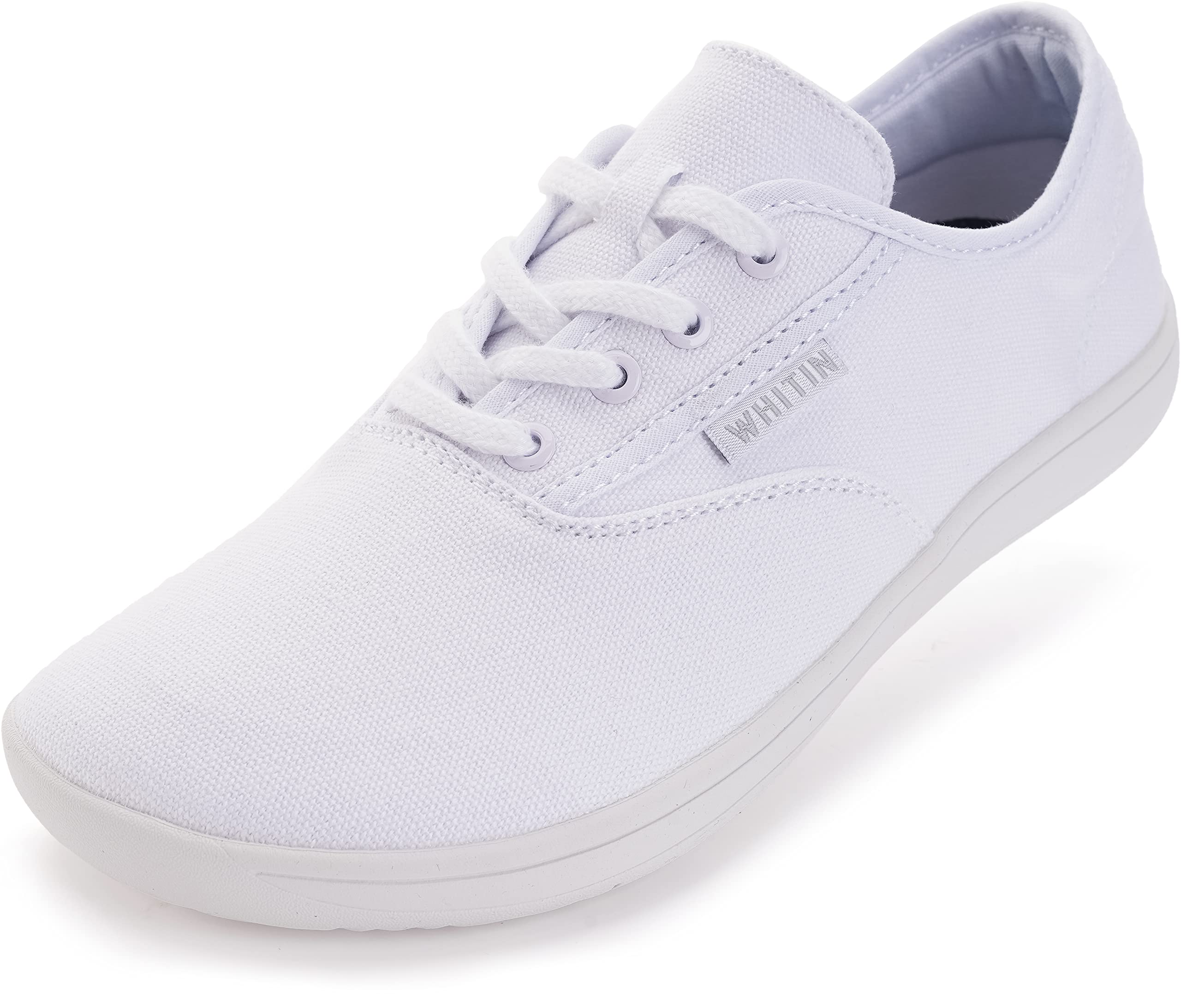 WHITINWomen's Wide Canvas Barefoot Shoes | Zero Drop Sole | Minimalist Casual Sneaker